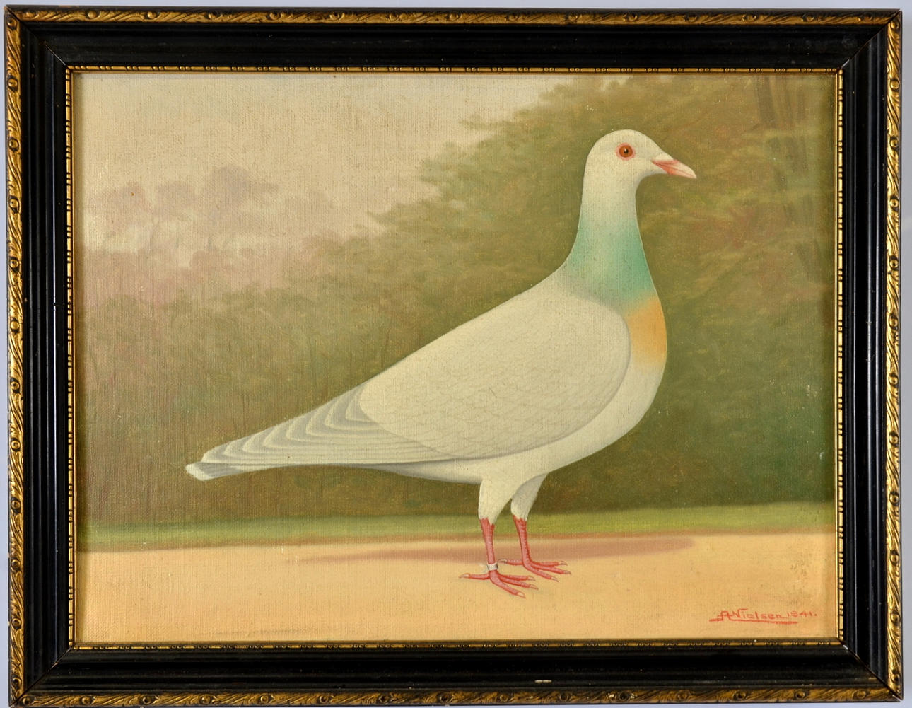 OIDENTIFIERAD KONSTNÄR. Olja på duk.