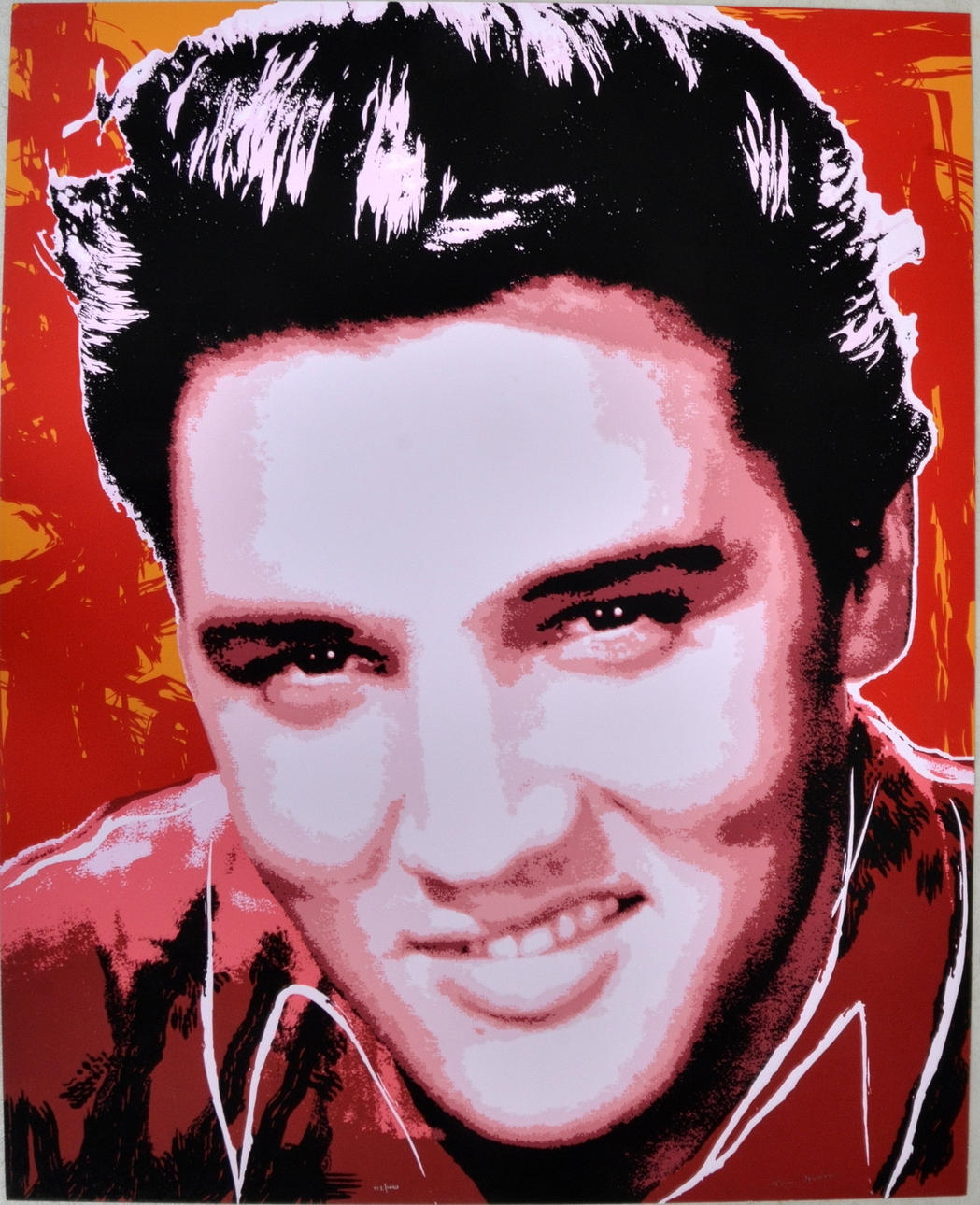 TOM MOORE. Silkscreentryck.