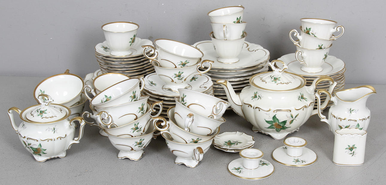 SERVISDELAR, 80 delar, porslin, Tyskland.