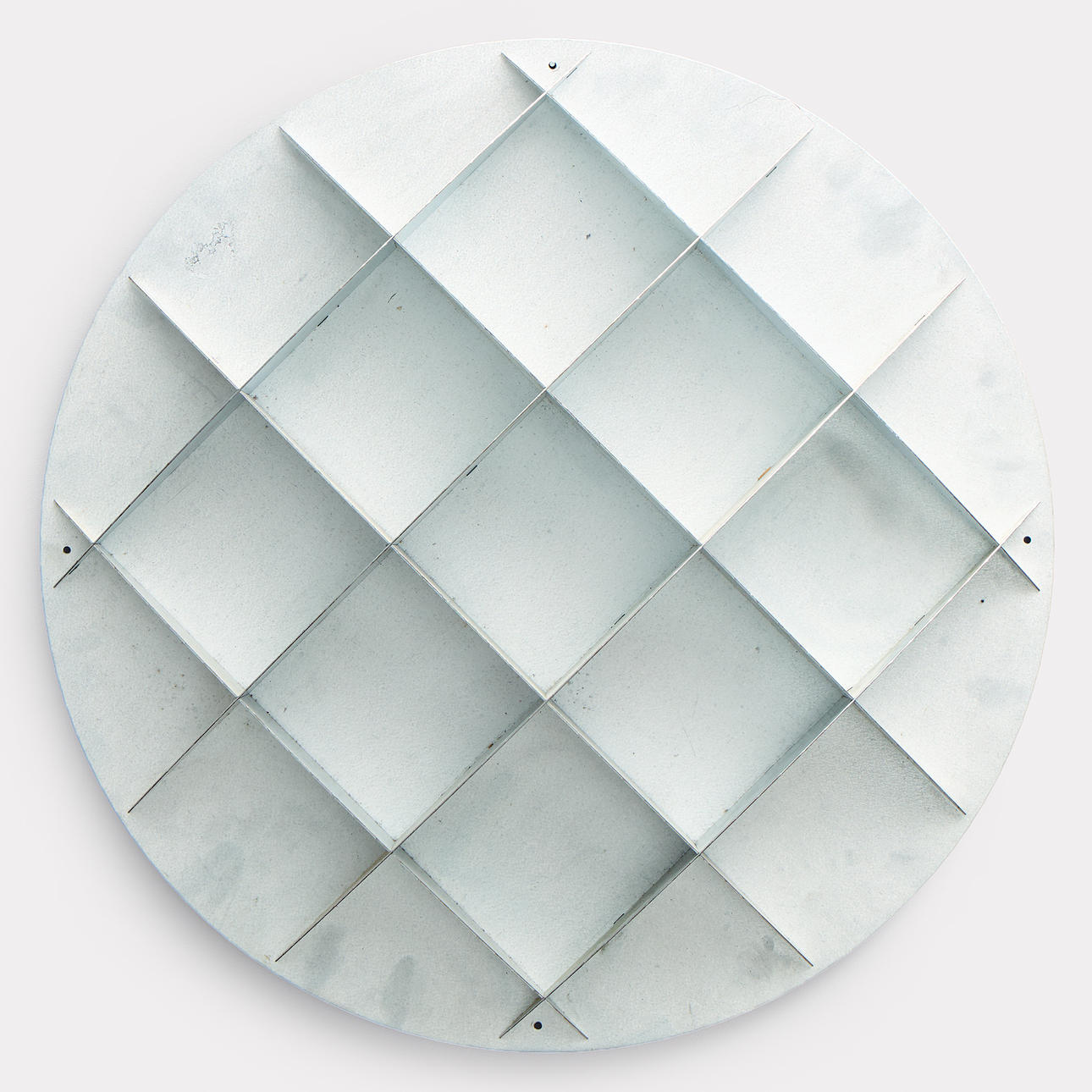 WALL SHELF, galvanized sheet metal.