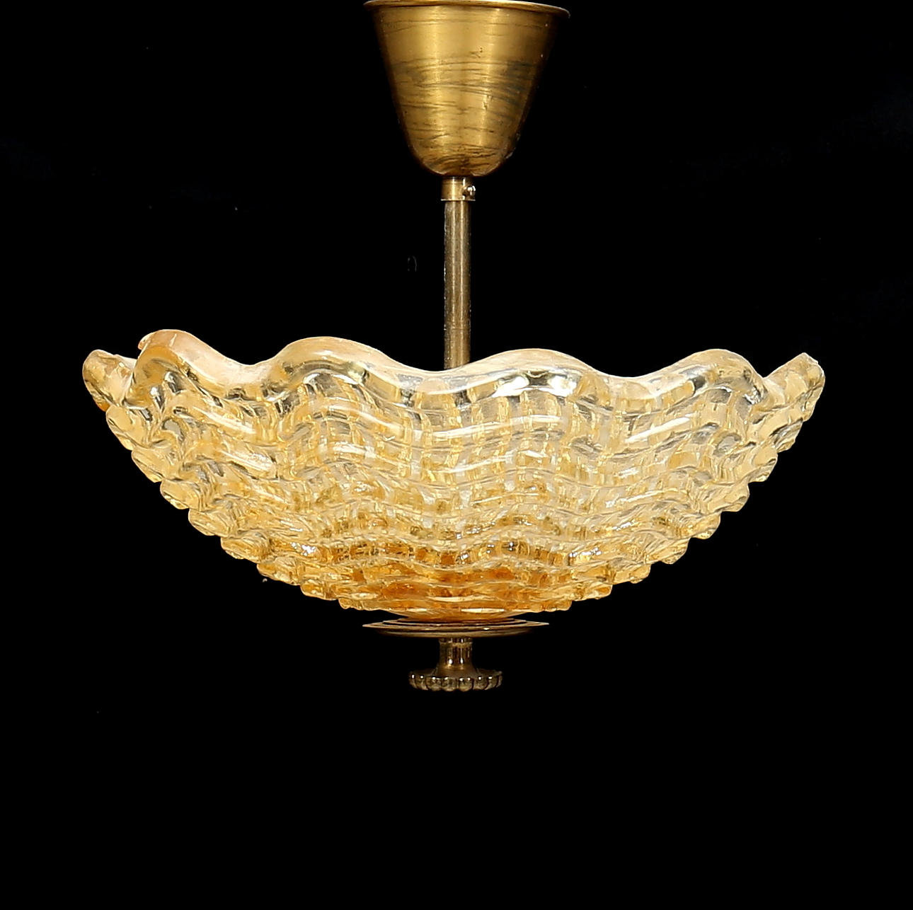 TAKLAMPA, Carl Fagerlund, Orrefors, 1900-talets mitt.