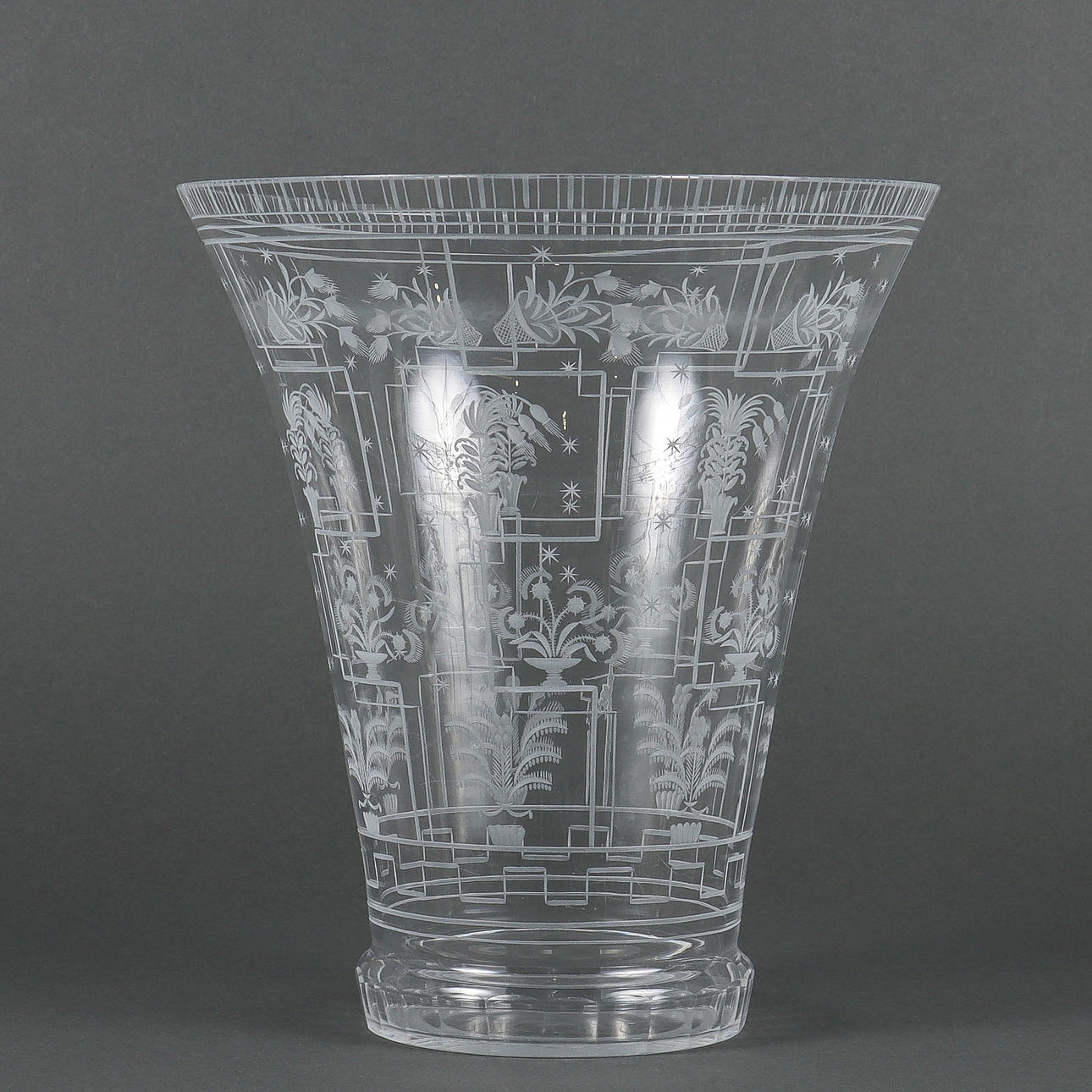 EDWARD HALD. Vas, glas, 1920/30-tal.