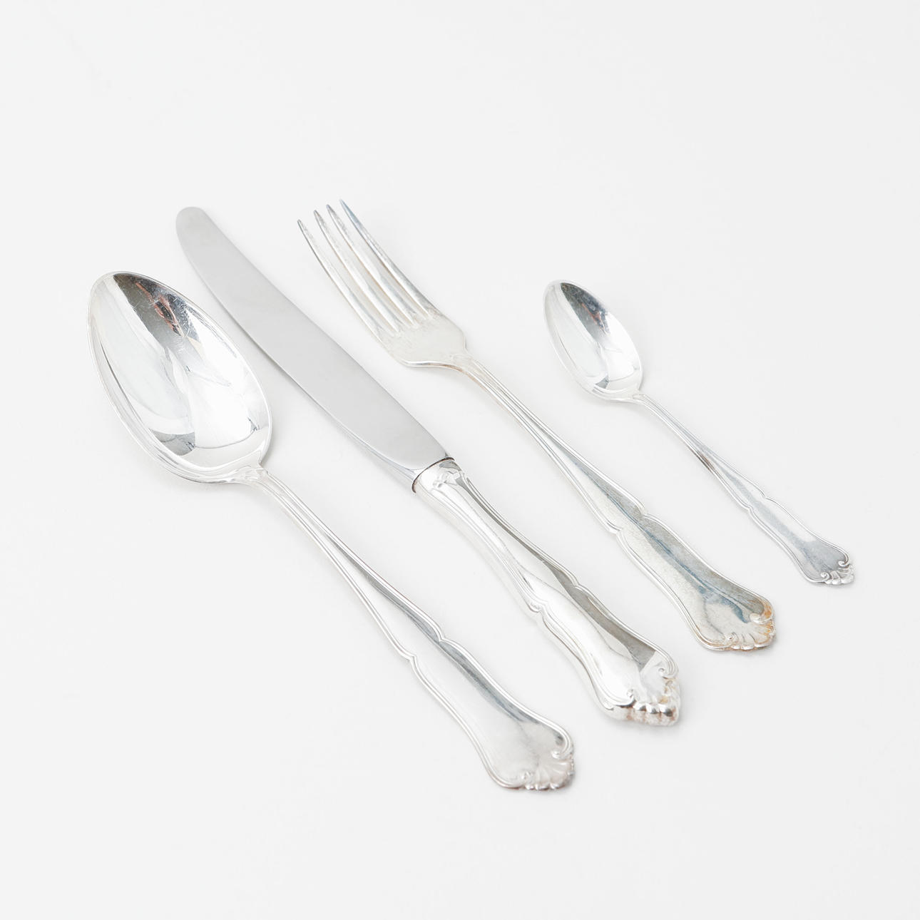 BESTICKUPPSÄTTNING, 48 delar, silver, TH. Martinsen, Norge.