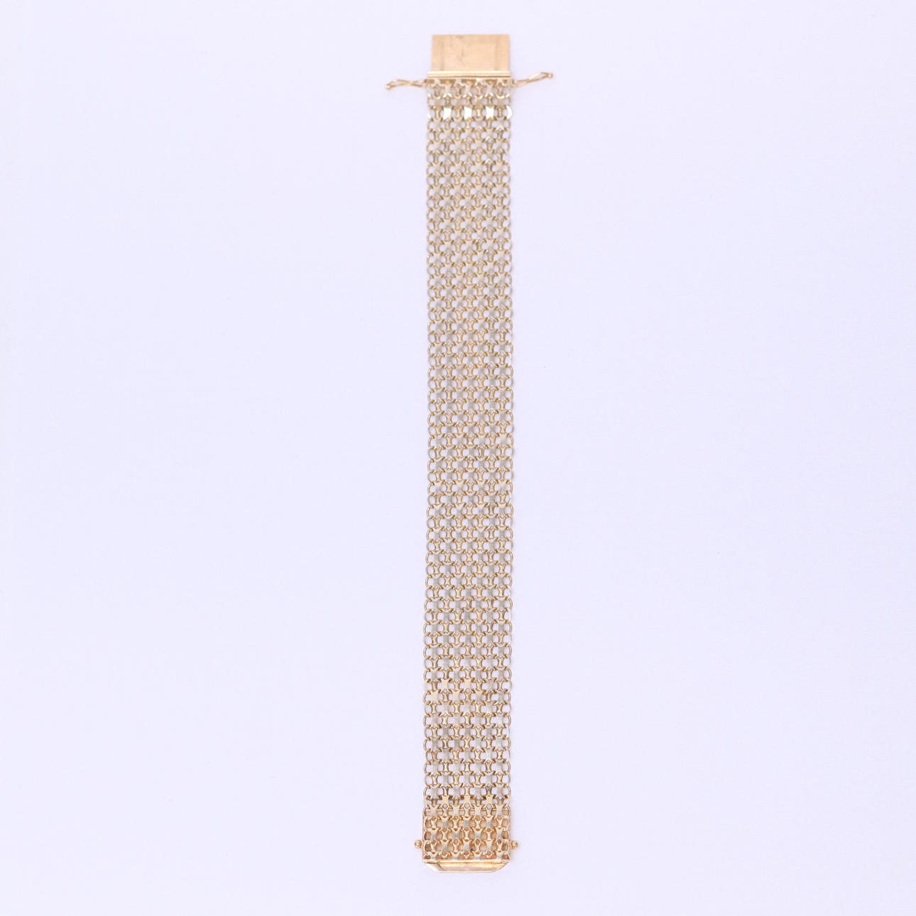 ARMBAND, X-LÄNK, 18K GULD.