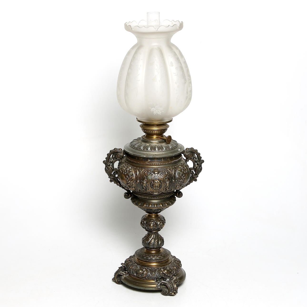 BORDSFOTOGENLAMPA, rokokostil, 1800-talets andra hälft.