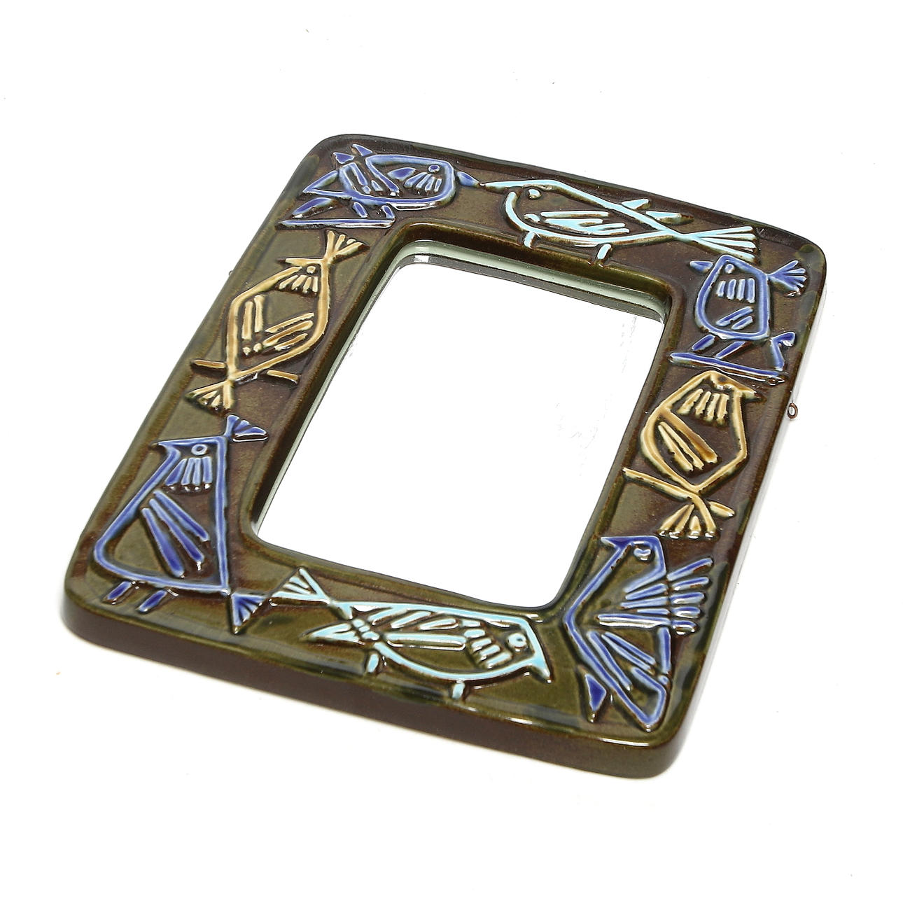 SPEGEL, stengods, Lisa Larson, Gustavsberg.