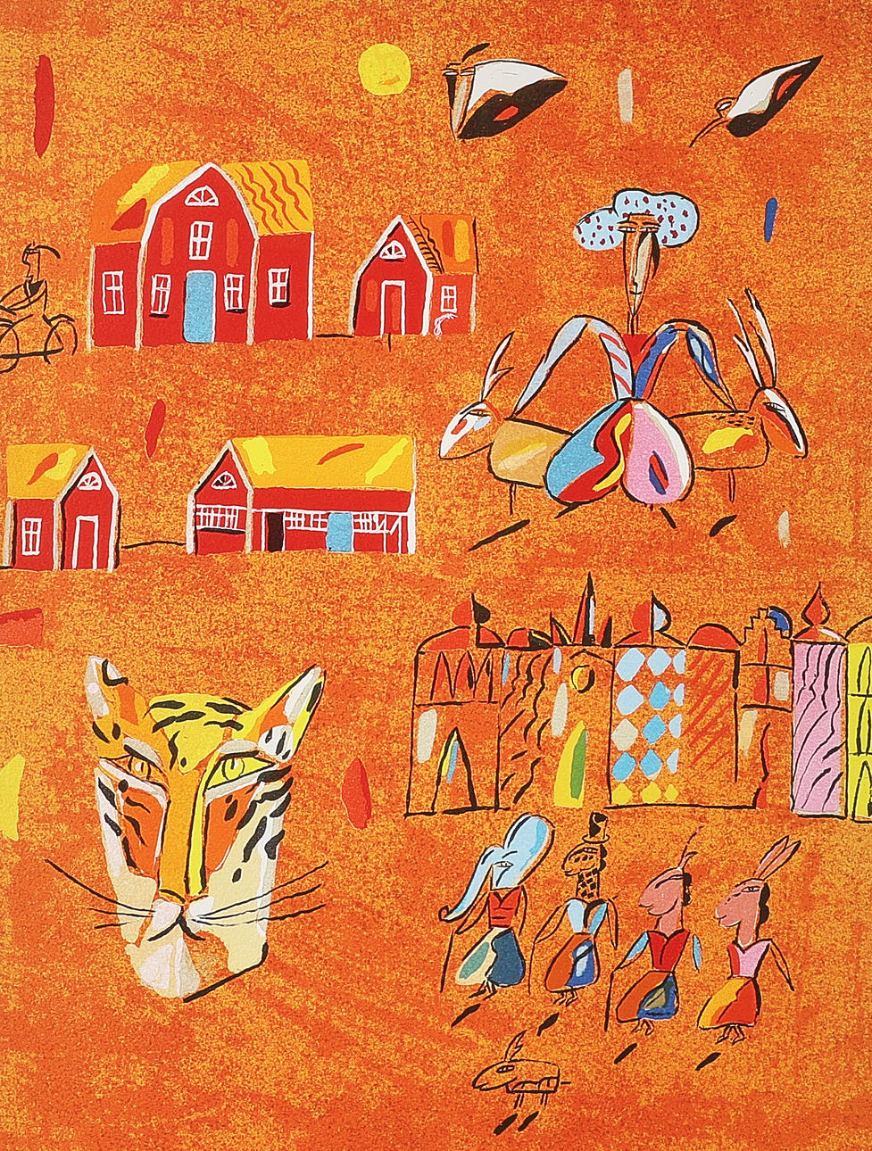 MADELEINE PYK. COLOUR LITHOGRAPH, Signed, Numbered 56/350.