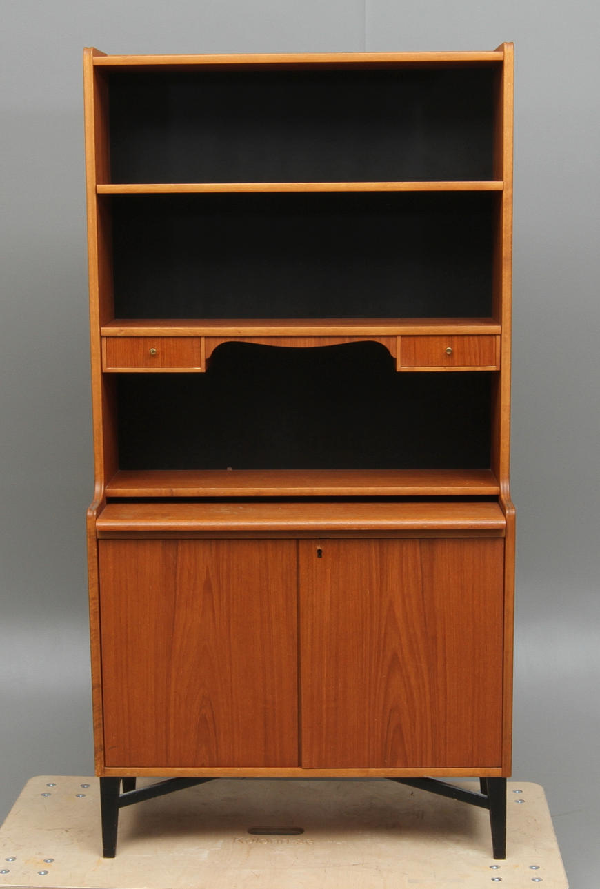 BOKHYLLA, teak, 1950/60-tal.