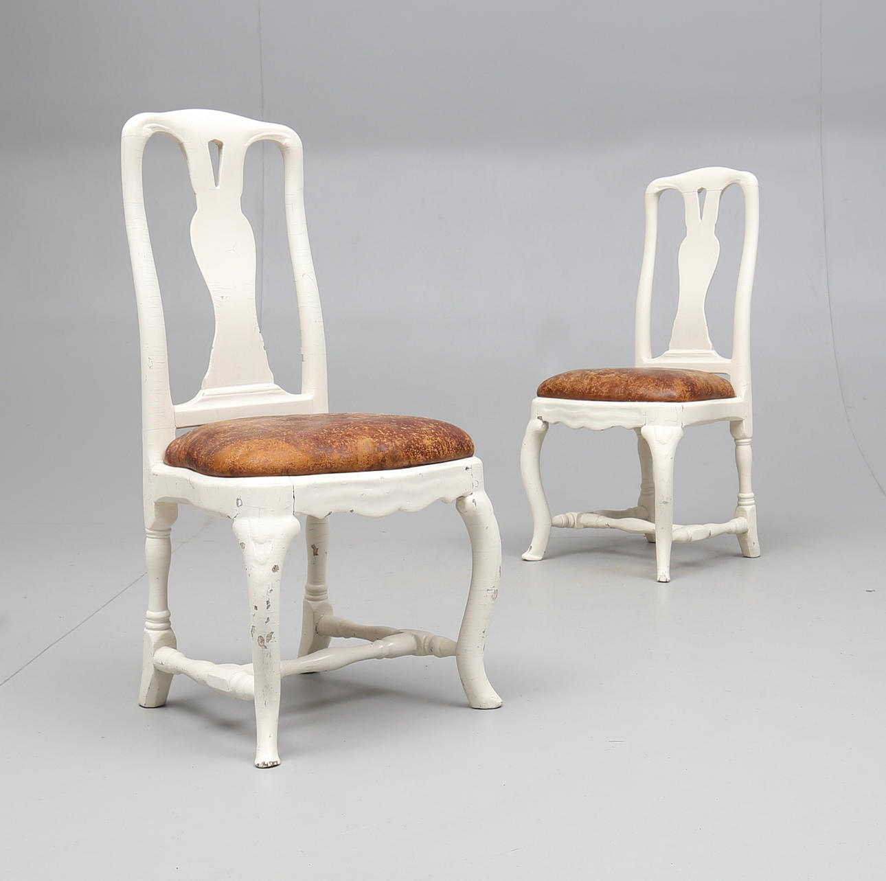 STOLAR, 1 par, bondrokoko, 1700-/1800-tal.