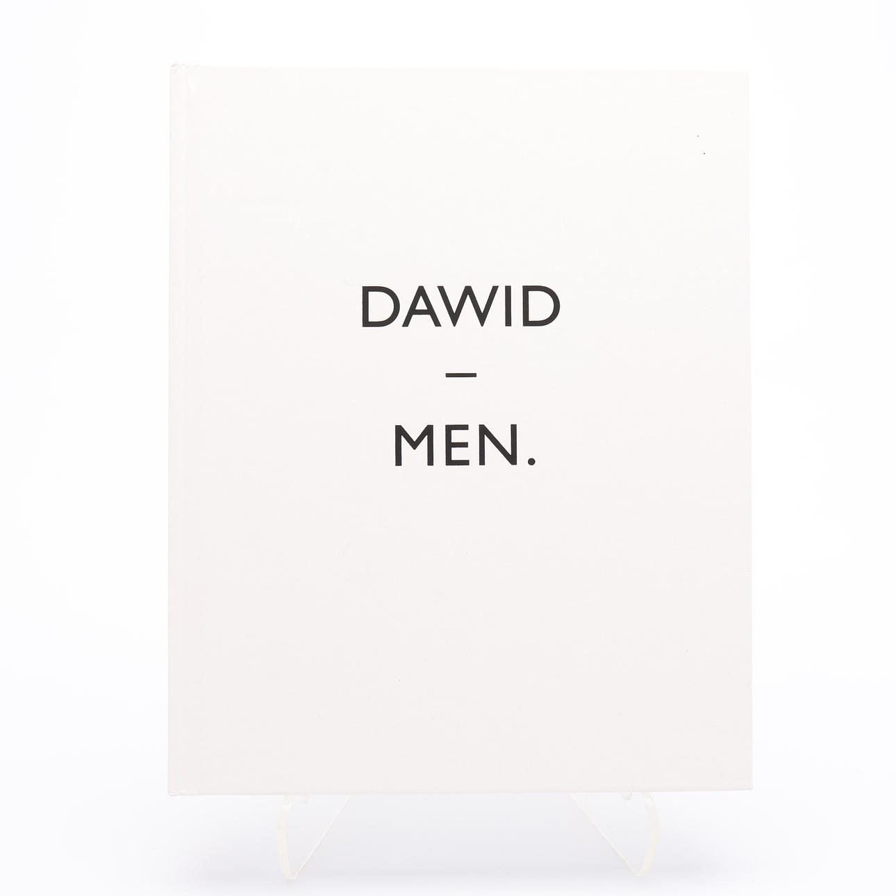 DAWIDS UTSTÄLLNINGSBOK "MEN.", 2017.