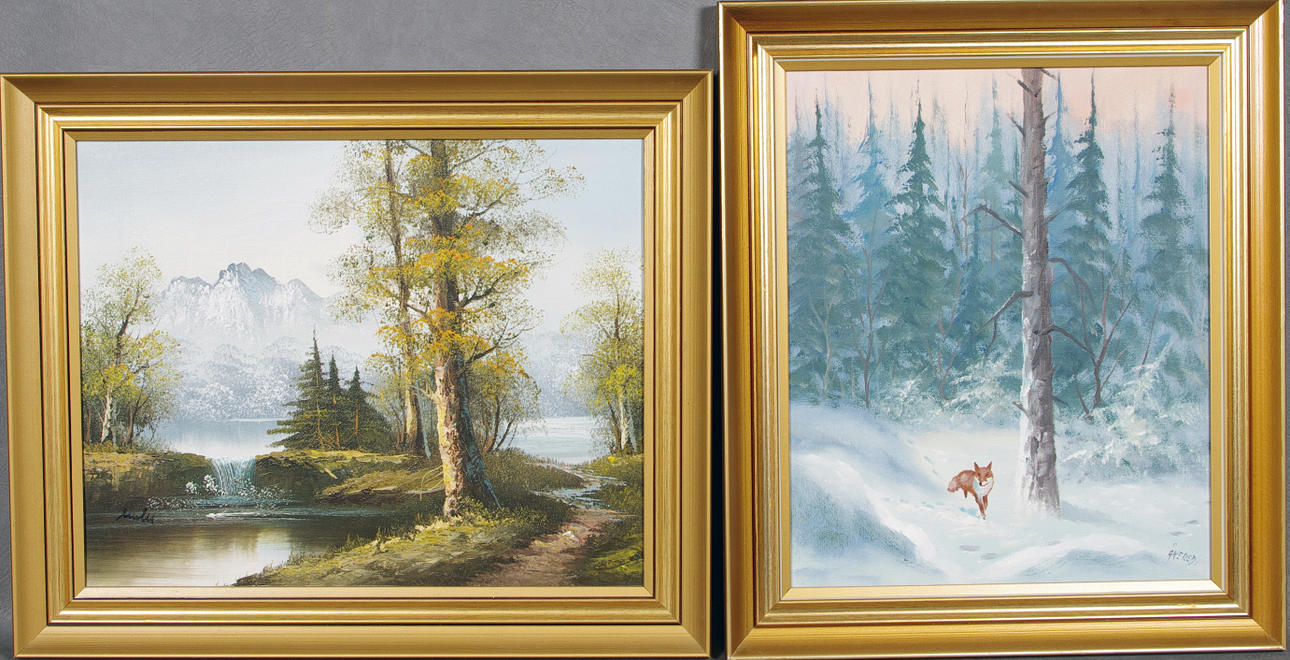 TAVLOR, 2 stycken, bl. a. Åkered.