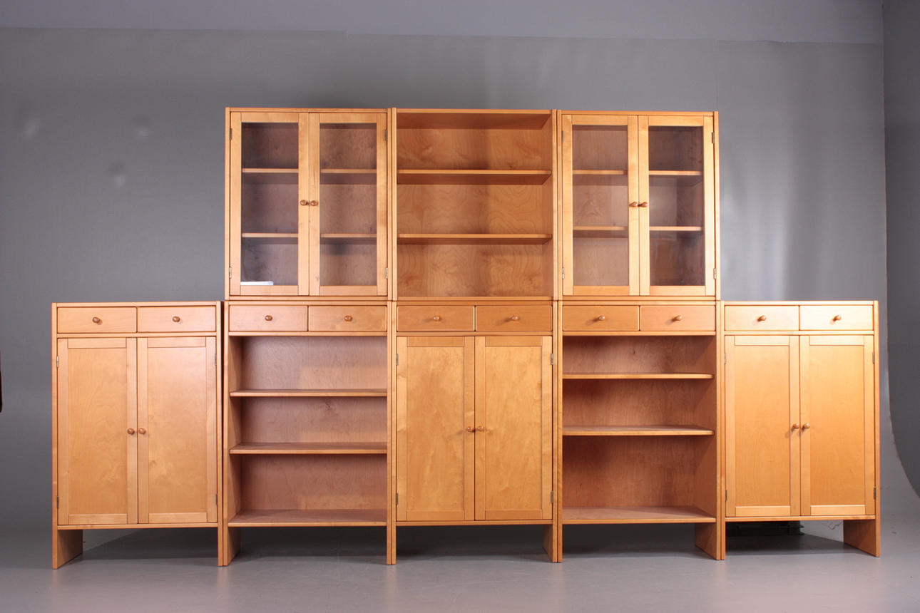 HYLLSYSTEM, 8 delar, möjligen IKEA, 1980-tal.