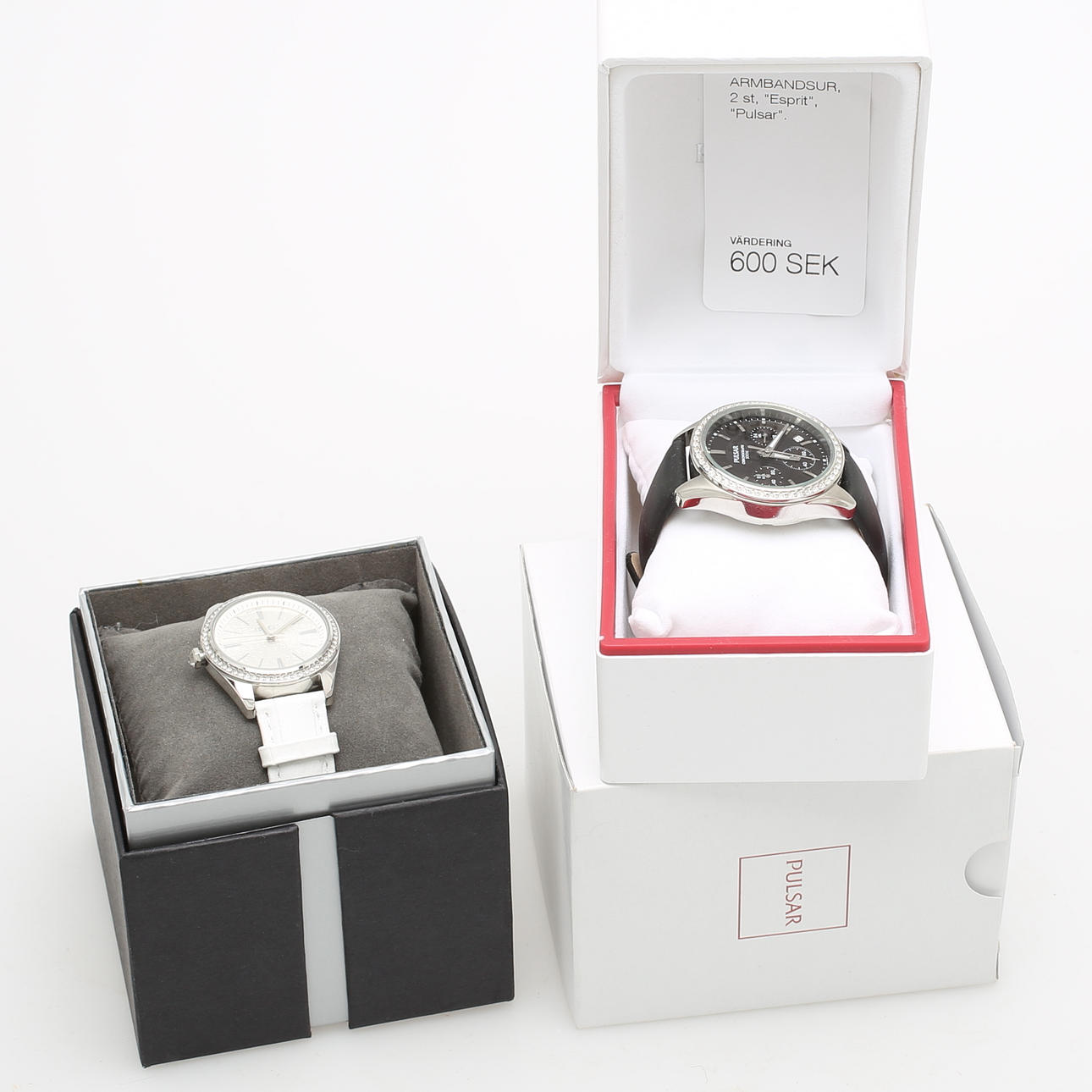 ARMBANDSUR, 2 st, "Esprit", "Pulsar".