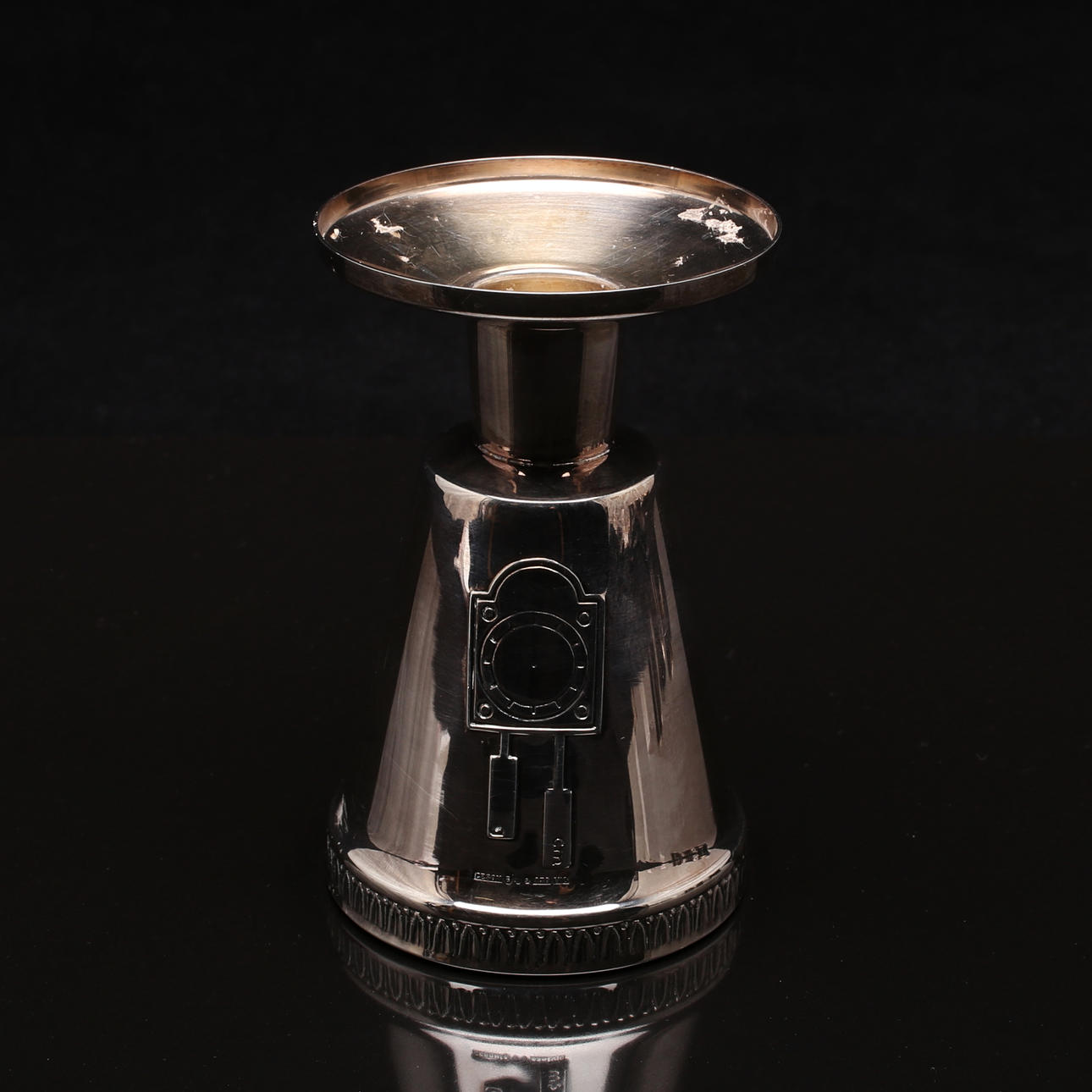 LJUSSTAKE, silver, dopljusstake, Ceson Guldvaru Ab, Göteborg, 1995.