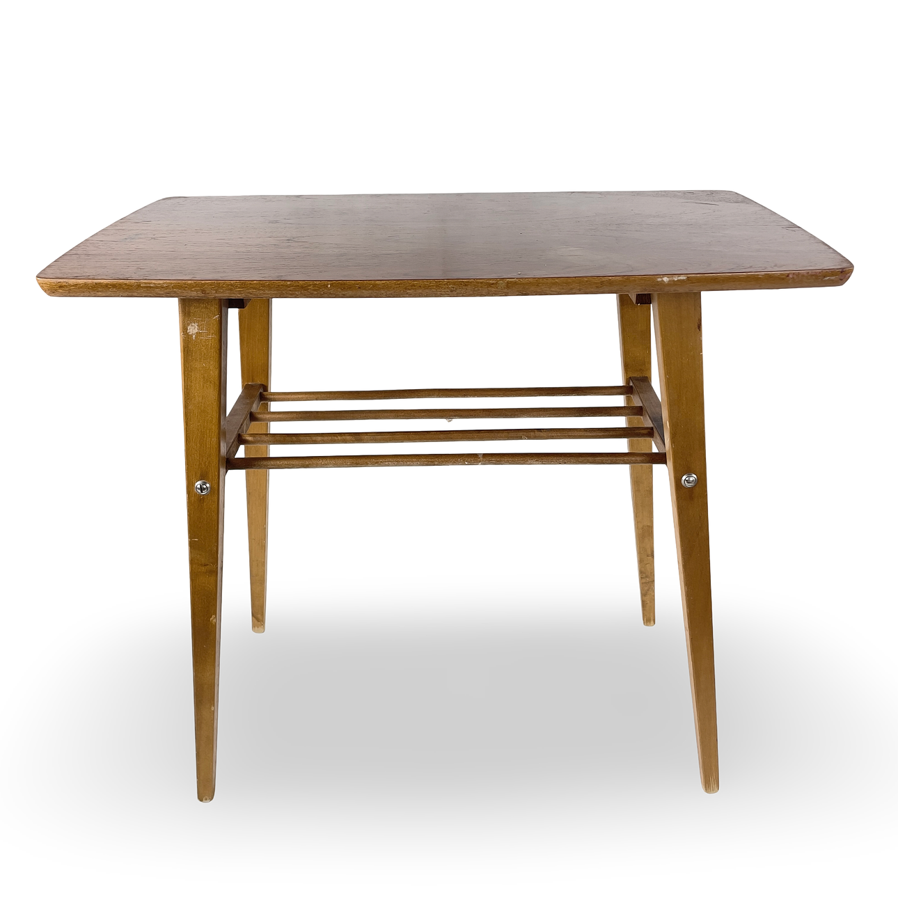 LAMPBORD, teakfanér, 1950/60-tal.