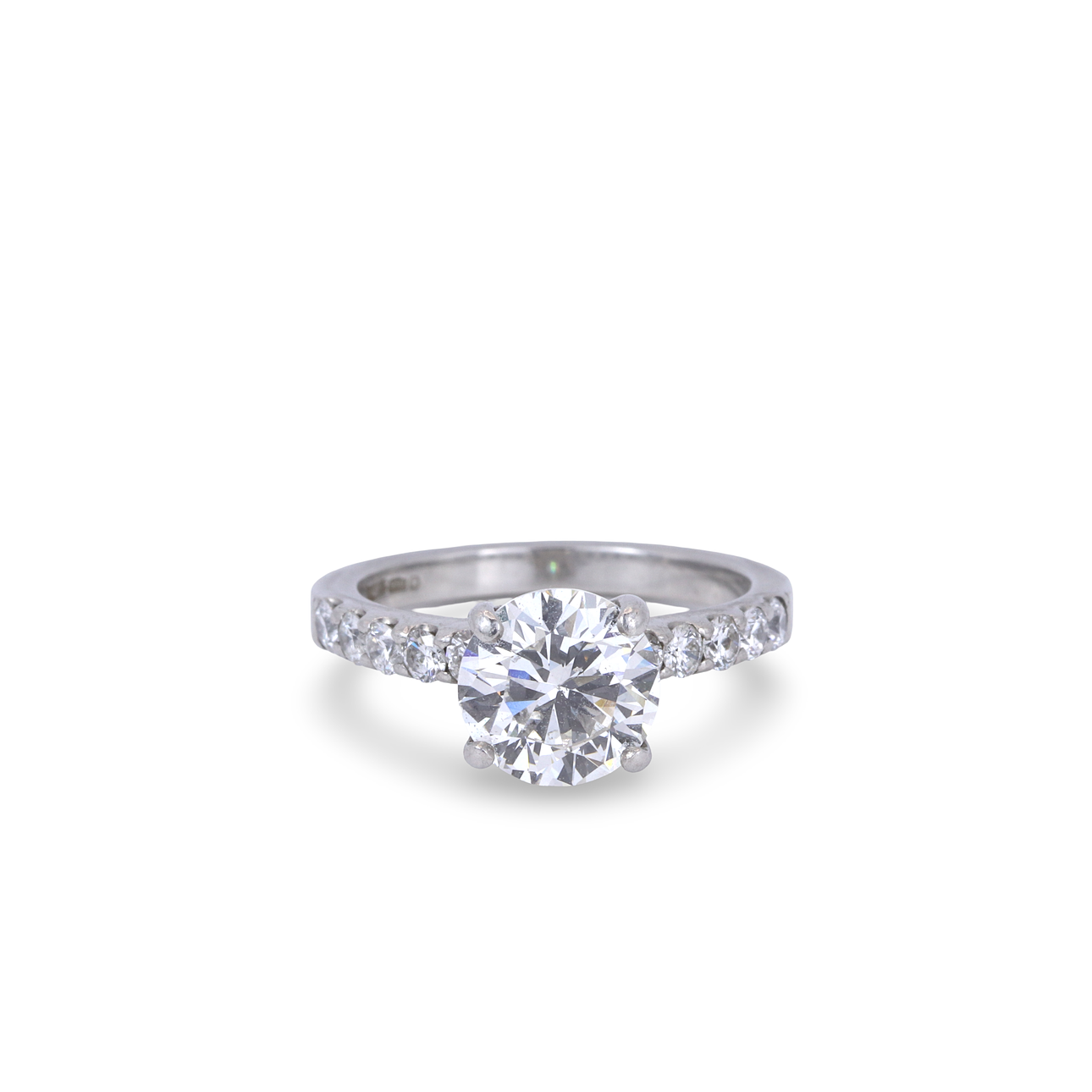 PLATINADIAMONDSOLITÄRRING (2,28 CT).