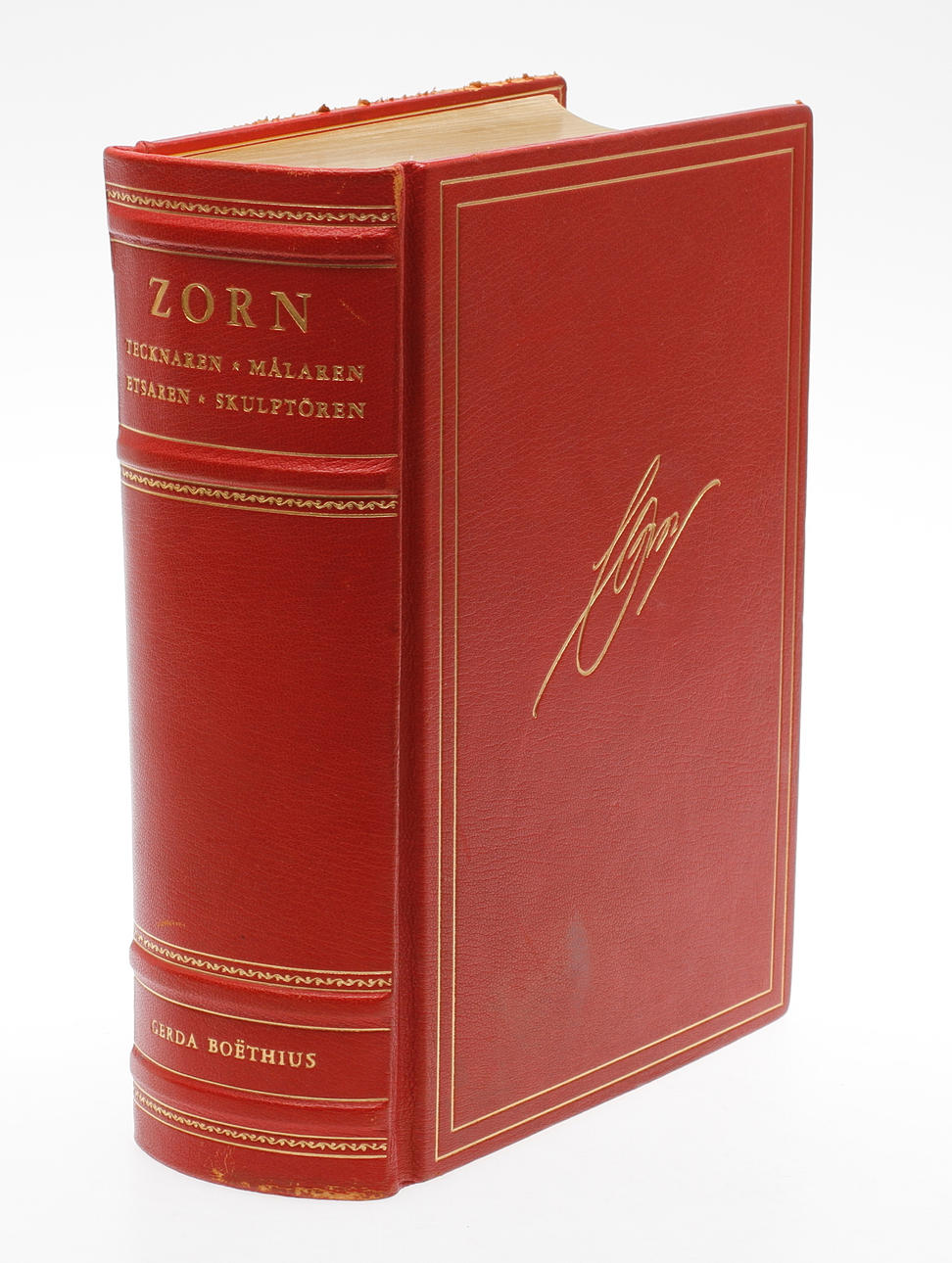 BOK, "Zorn tecknaren, målaren, etsaren, skulptören" Gerda Boëthius. Stockholm/Nordisk rotogravyr 1949. numr 961/2000.