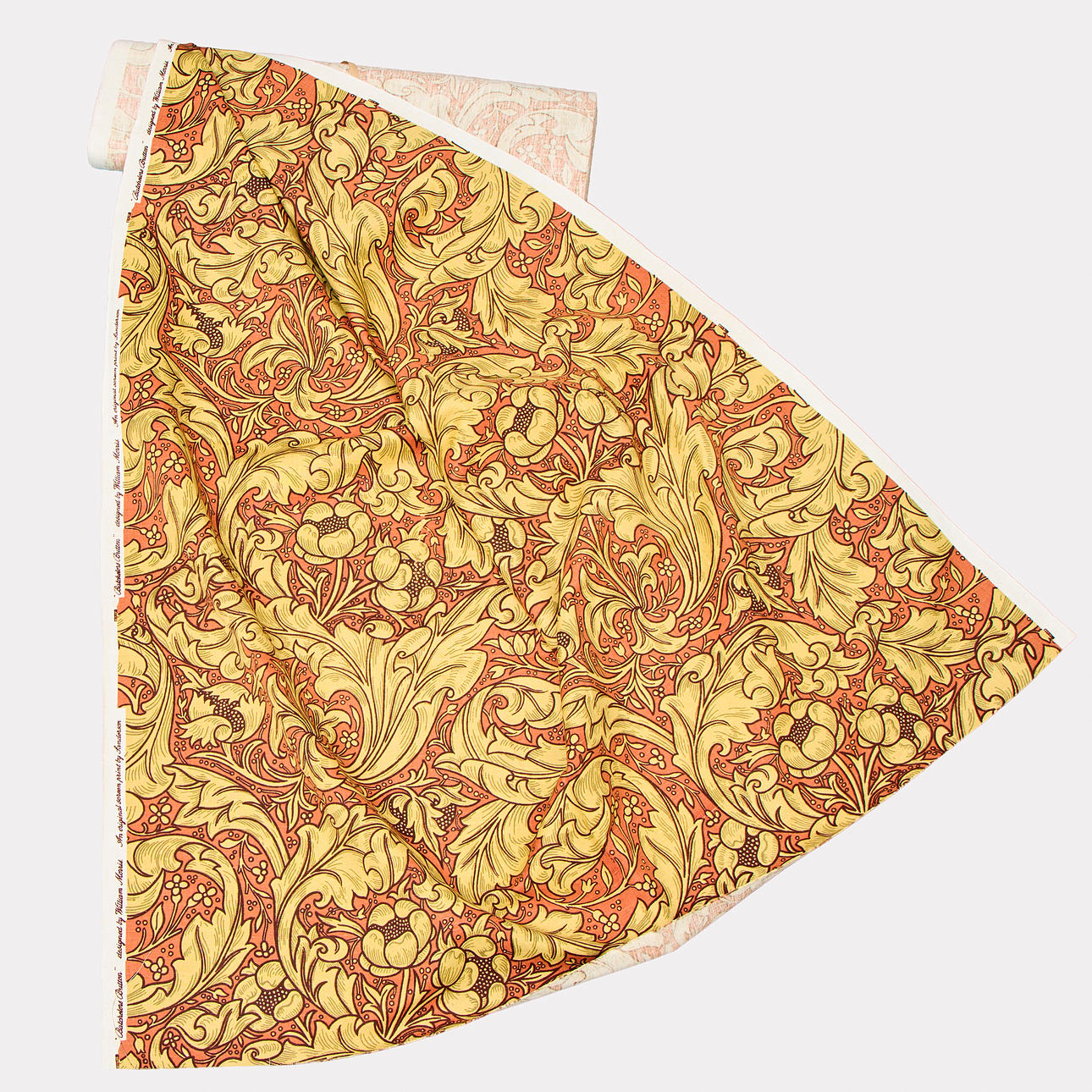 WILLIAM MORRIS. "Bachelors Button", tyg, Sanderson.