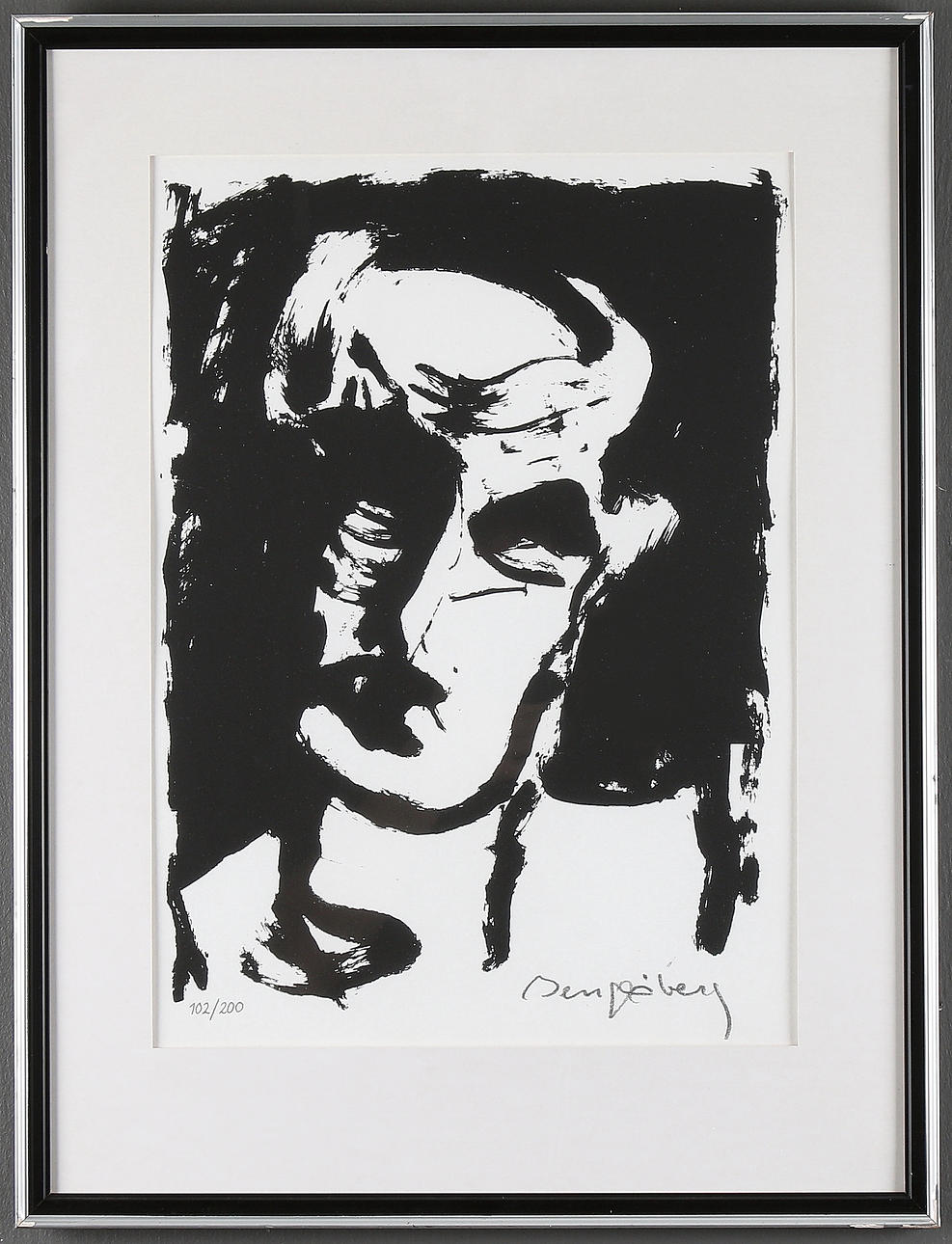 BENGT ÅBERG. Litografi, signerad och numrerad 102/200.