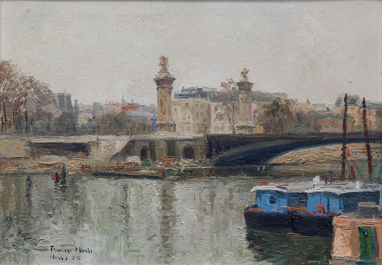 FERRAN MARTÍ. Vy över Paris.