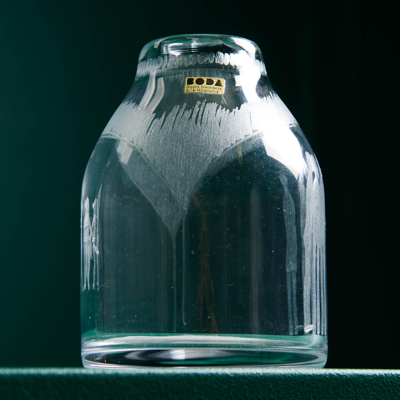 ERIK HÖGLUND. Vase, BODA, 1950s, signed.
