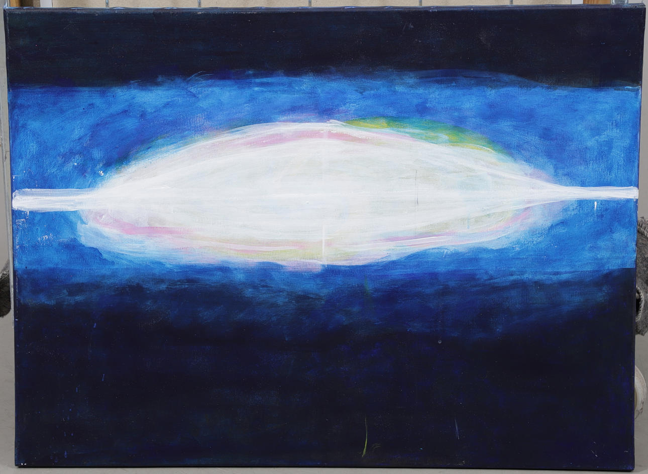CHRISTIN OHLIN (1946-2025). Composition, oil on canvas.
