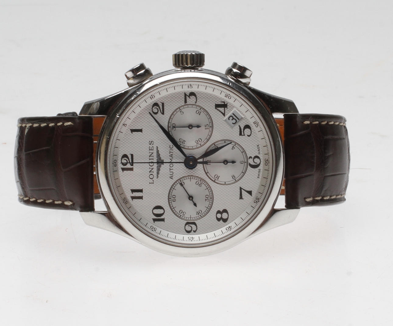 HERRARMBANDSUR, Longines, master collection, 2008.