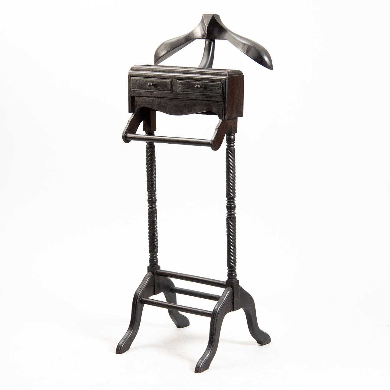 HERRBETJÄNT, svartmålad, samtida.