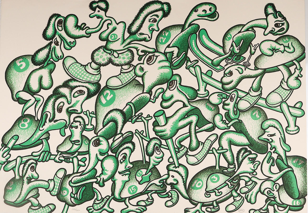 PETER SAUL. Untitled.
