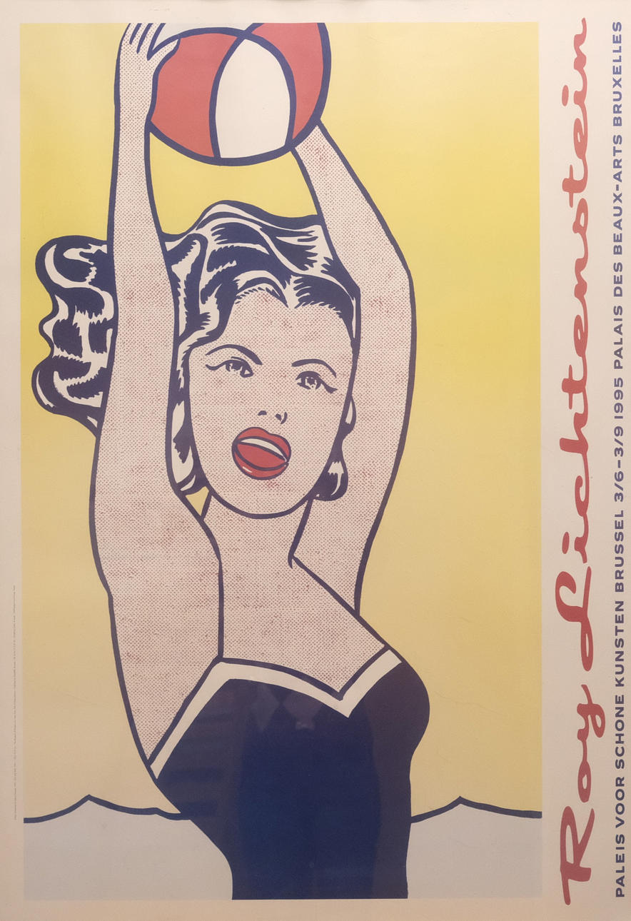 UTSTÄLLNINGSAFFISCH, ROY LICHTENSTEIN.