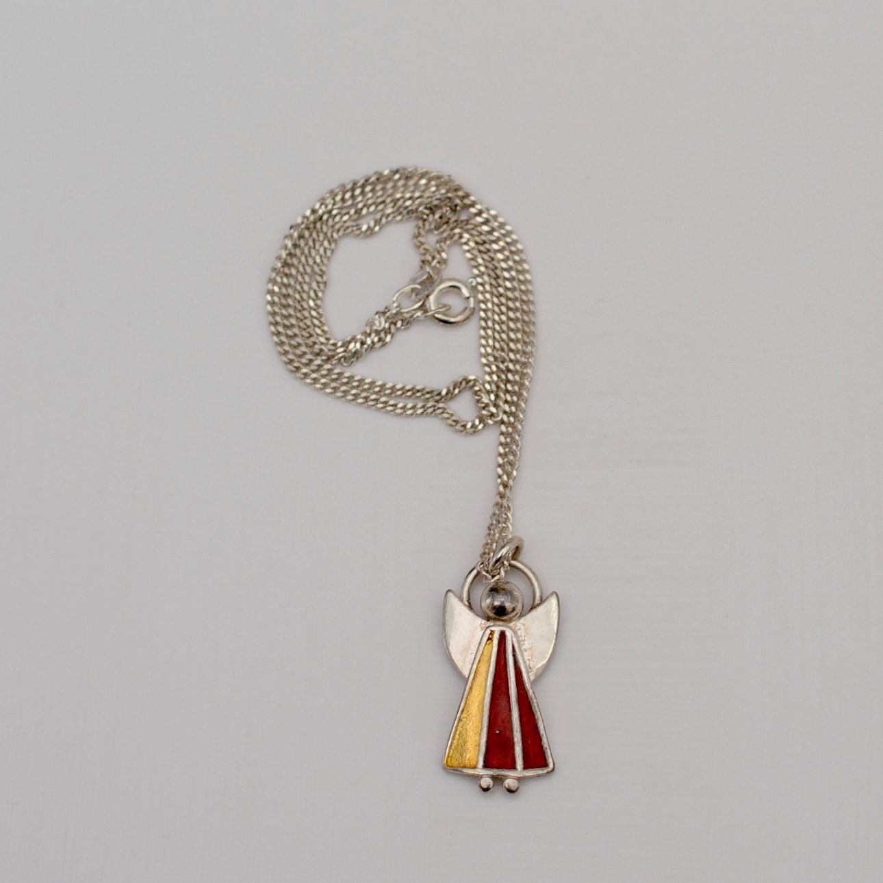 HALSBAND MED HÄNGE, SILVER 925.