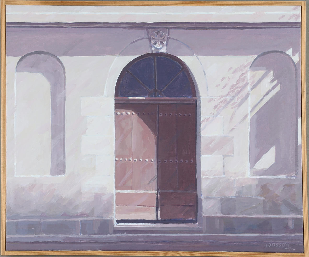 LARS JÖNSSON. olja på duk, signerad.