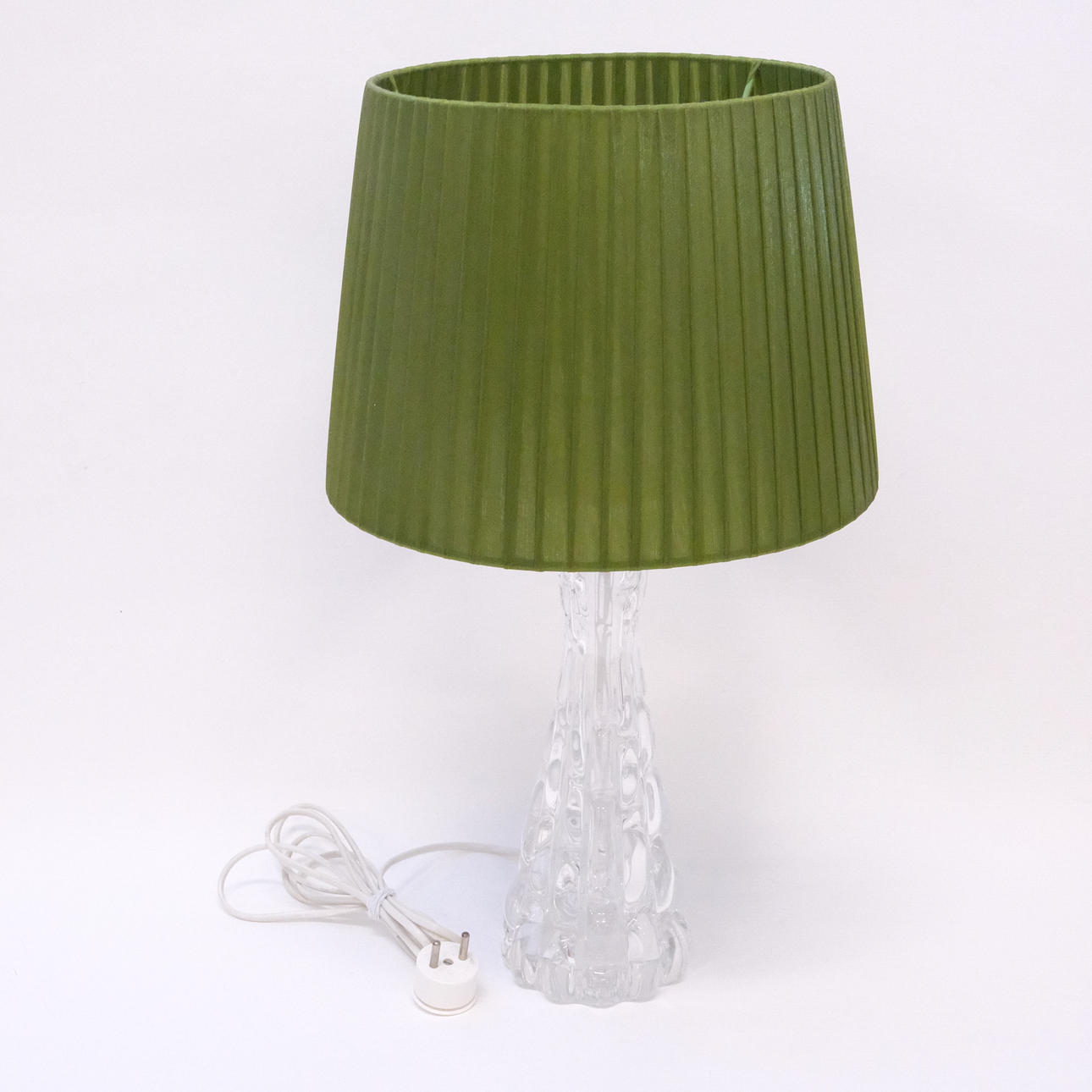 CARL FAGERLUND. BORDSLAMPA, ORREFORS, SIGNERAD.