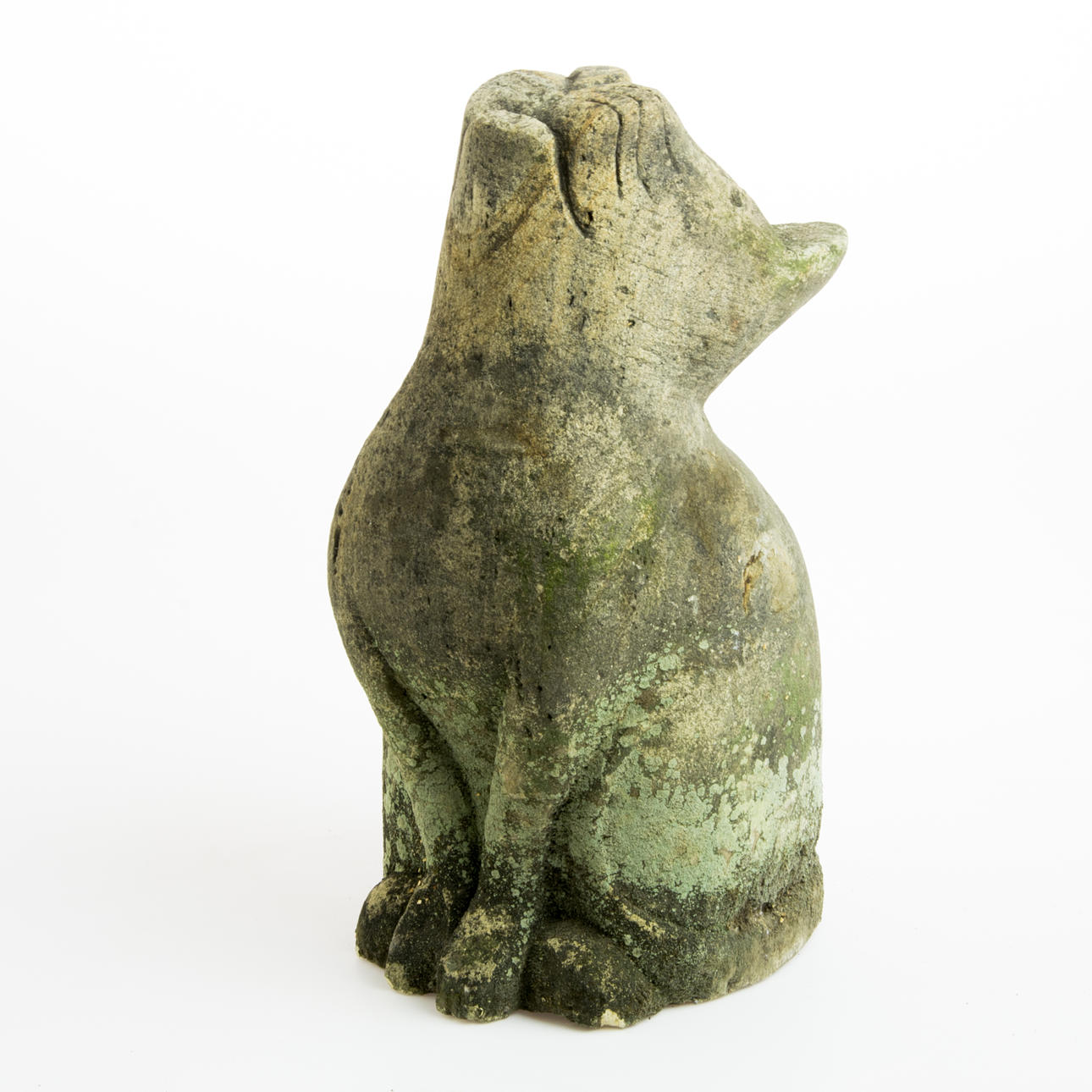 SKULPTUR, katt, sandsten.