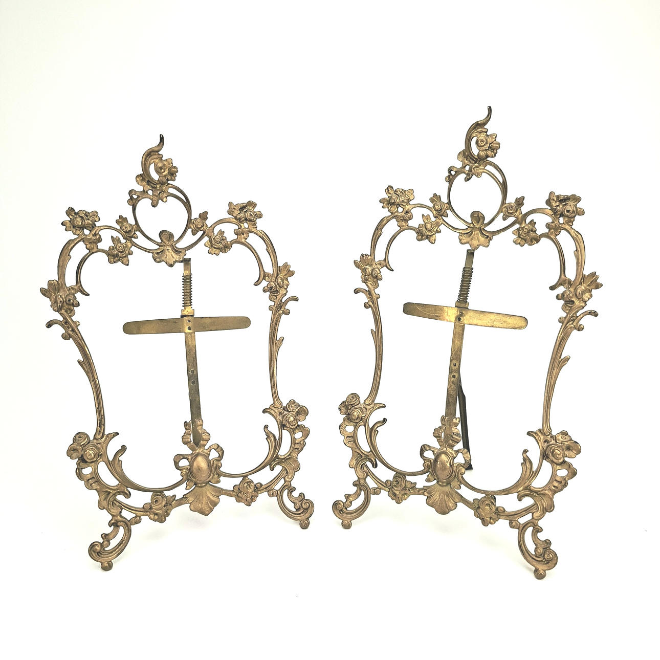 FRAMES, a pair, metal, second half of the 20th century.