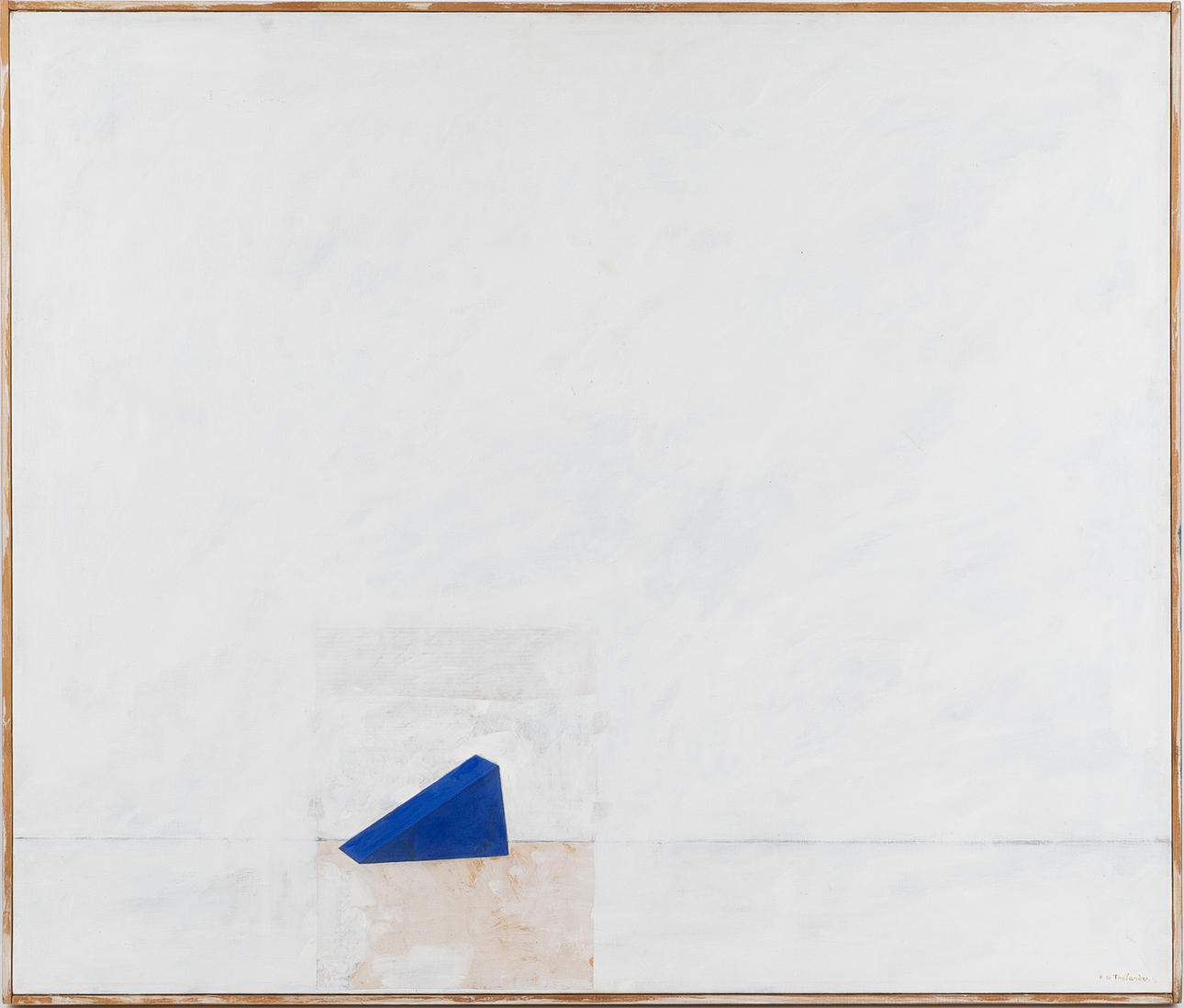 PÄR GUNNAR THELANDER. Blue block.