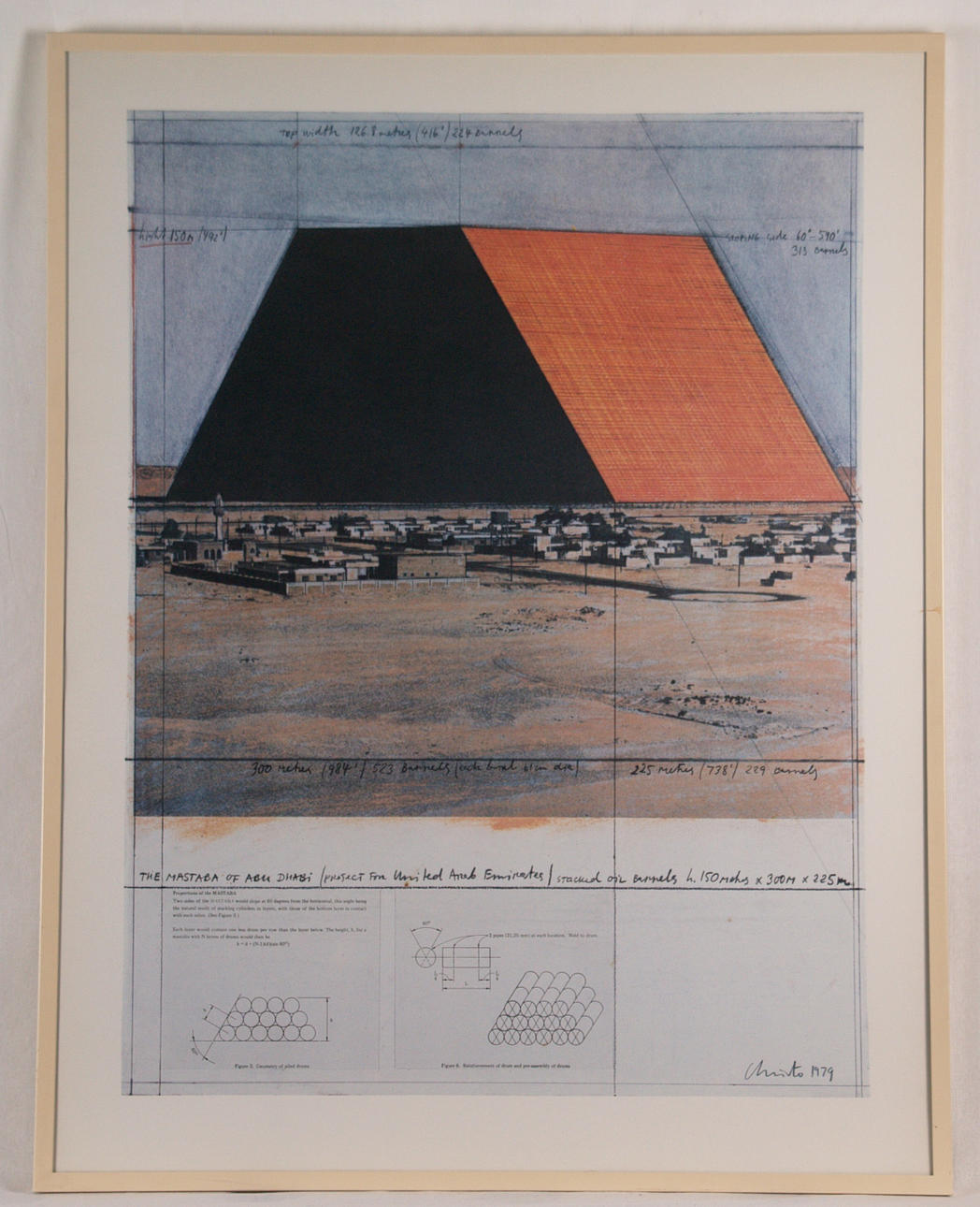 CHRISTO & JEANNE-CLAUDE. Mastaba av Abu Dhabi.