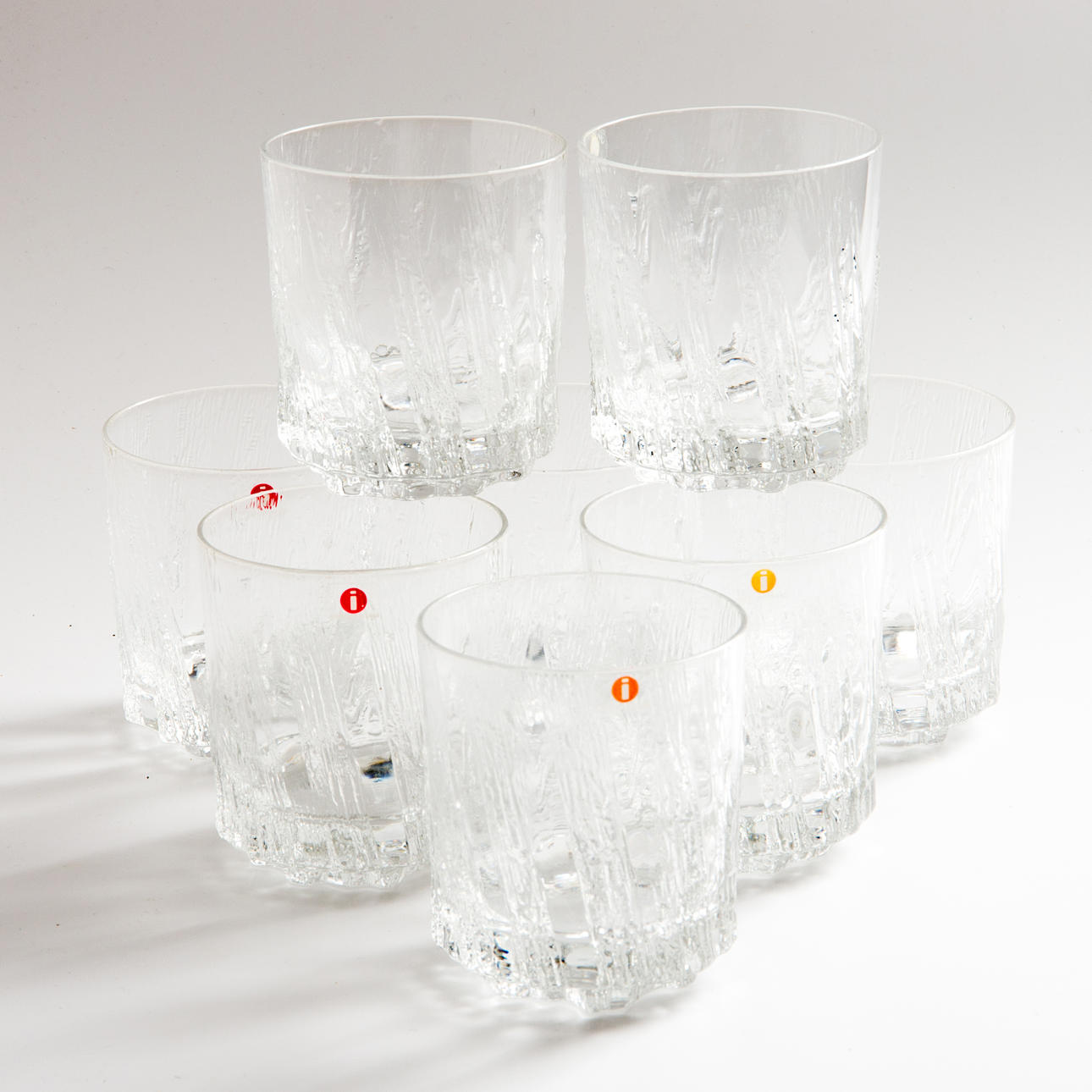 WHISKYGLAS, 8 stycken, Iittala.