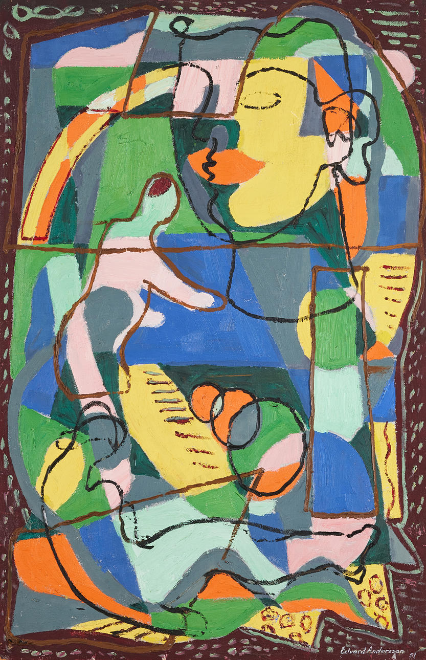 EDVARD ANDERSSON. "Regnbågen".