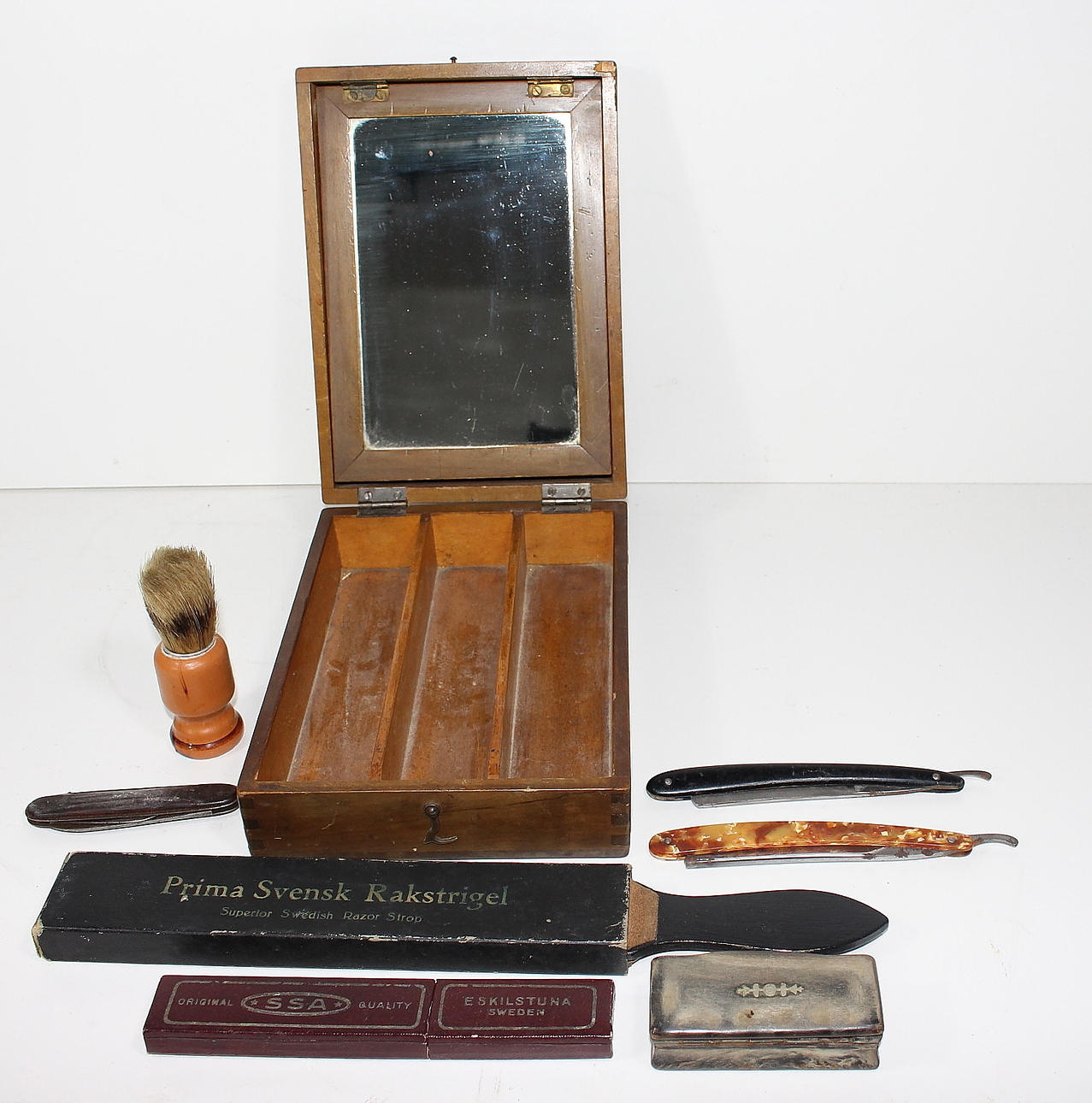 RAKSPEGEL, med tillbehör.