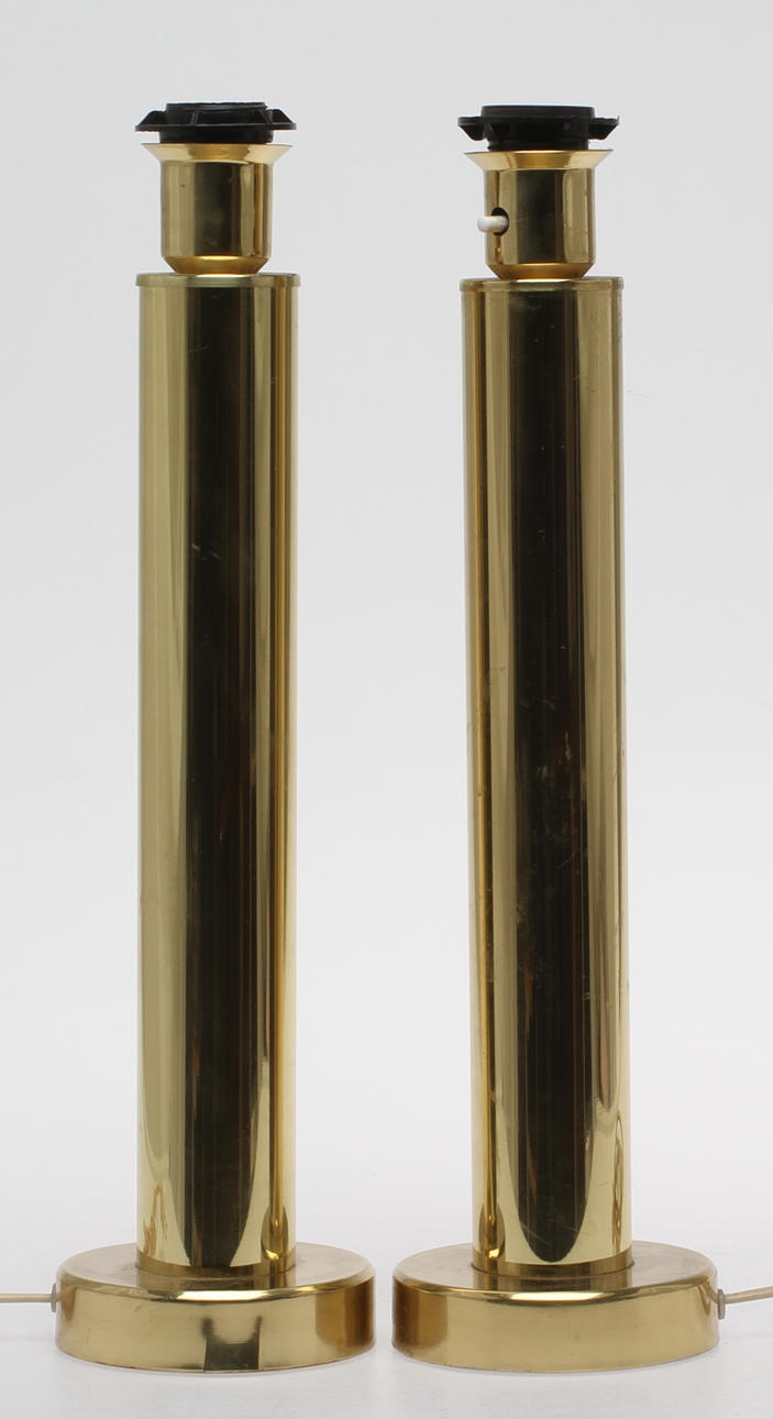 BORDSLAMPOR, ett par, 1900-tal.