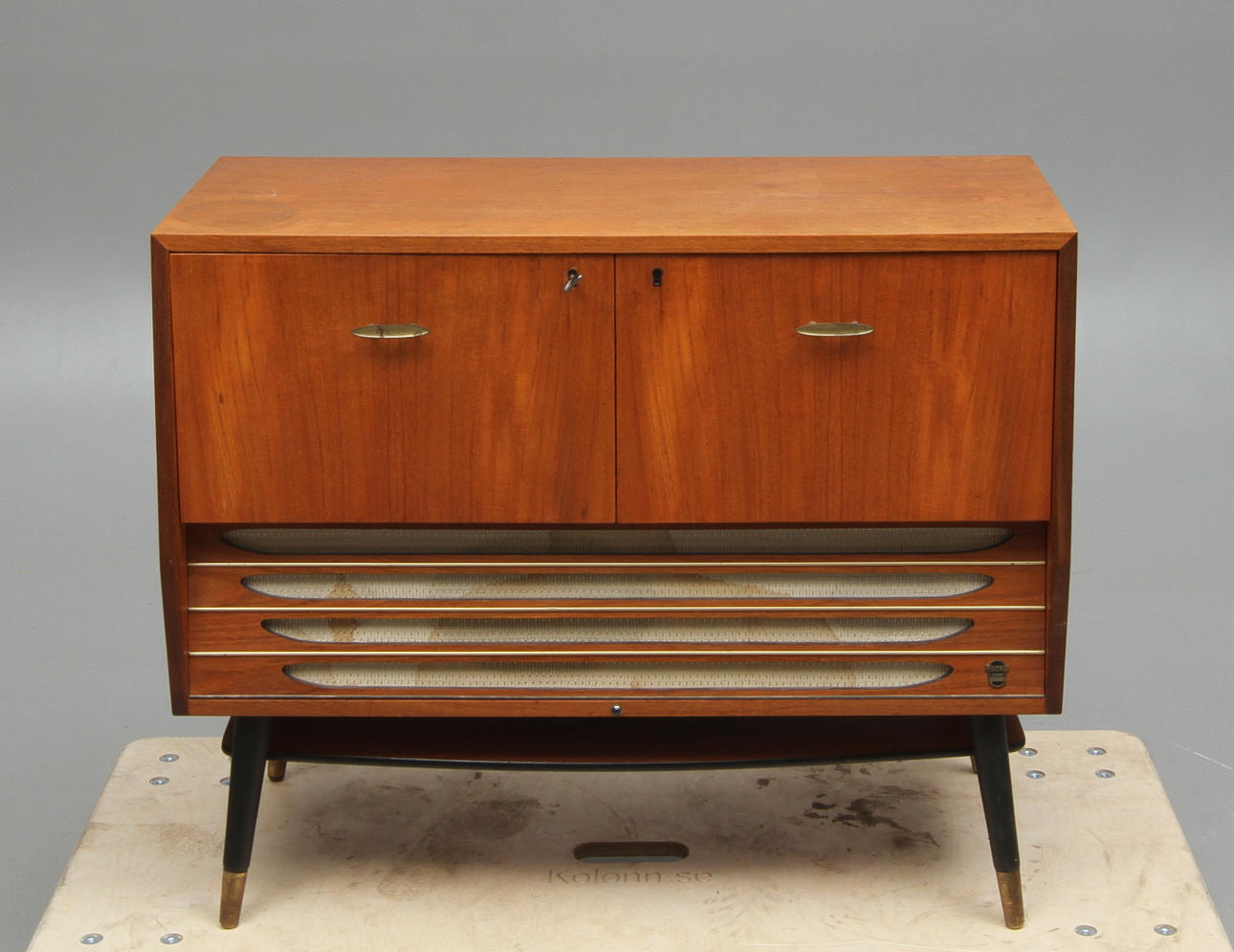 BARSKÅP, teak, 195/60-tal.