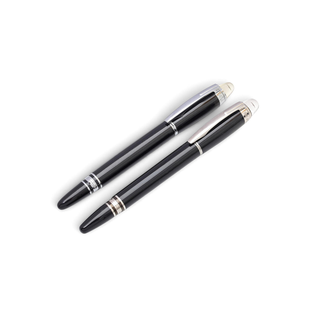 MONTBLANC. Reservoarpenna och kulspetspenna Starwalker.