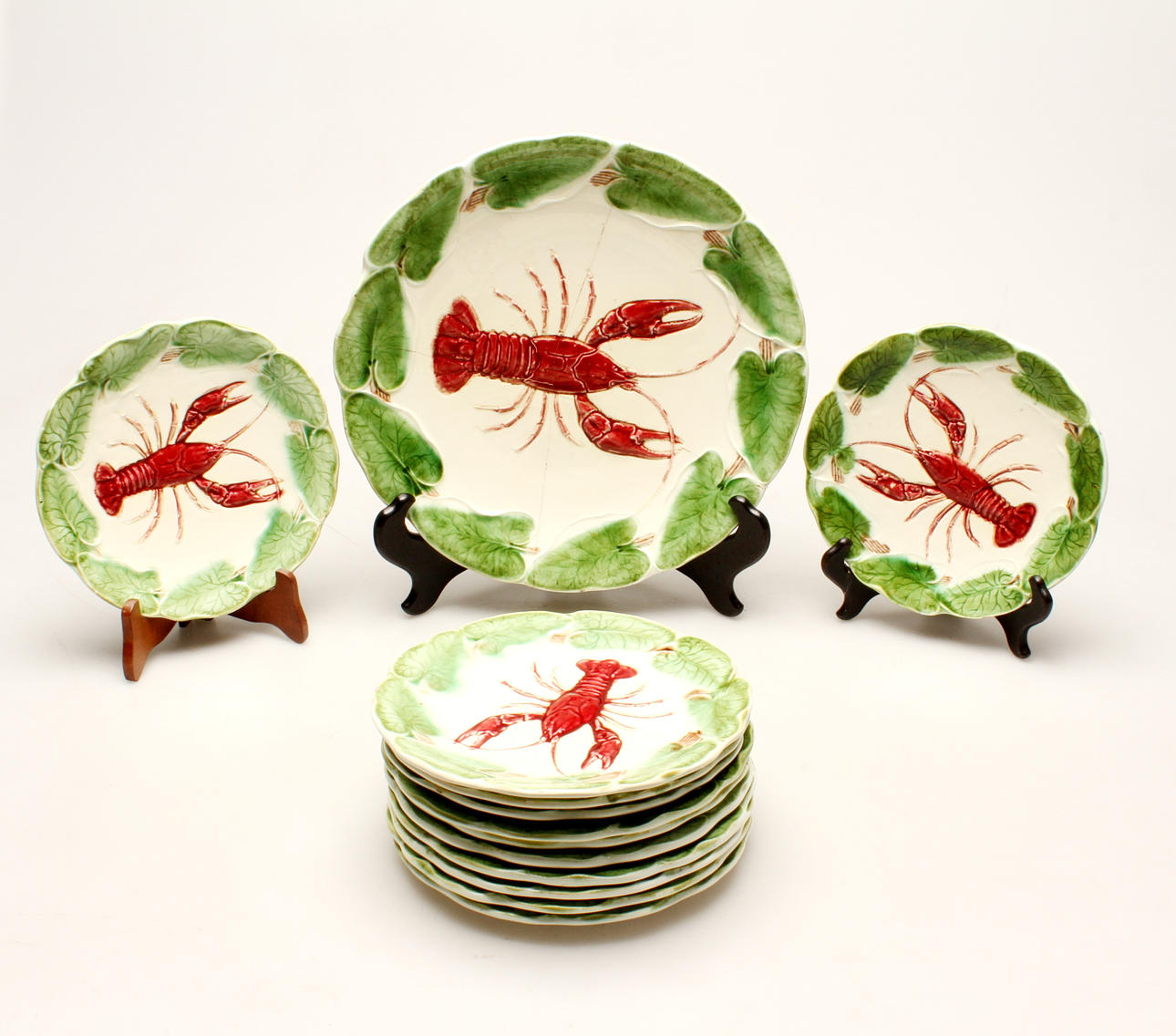 KRÄFTTALLRIKAR, 13 st, Villeroy & Boch Schramberg, 18/1900-tal.