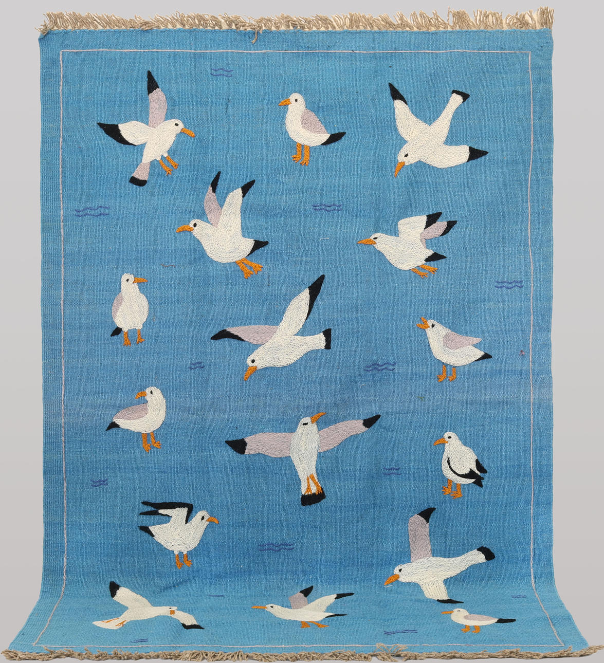 MATTA, Kelim med handbroderi, cirka 181 x 121 cm