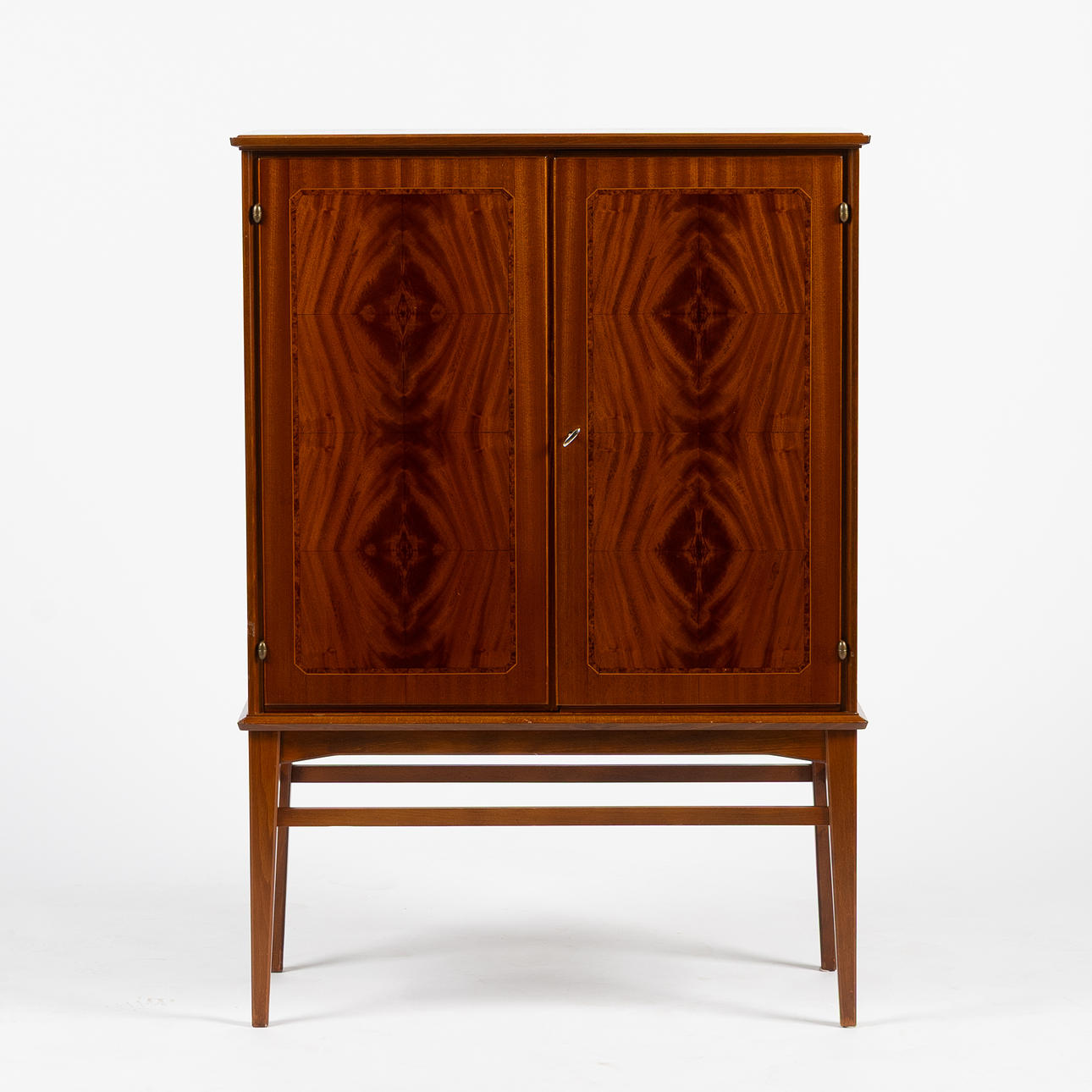 BARSKÅP, mahogny, Thysells Möbler, Anderslöv, 1940/50-tal.