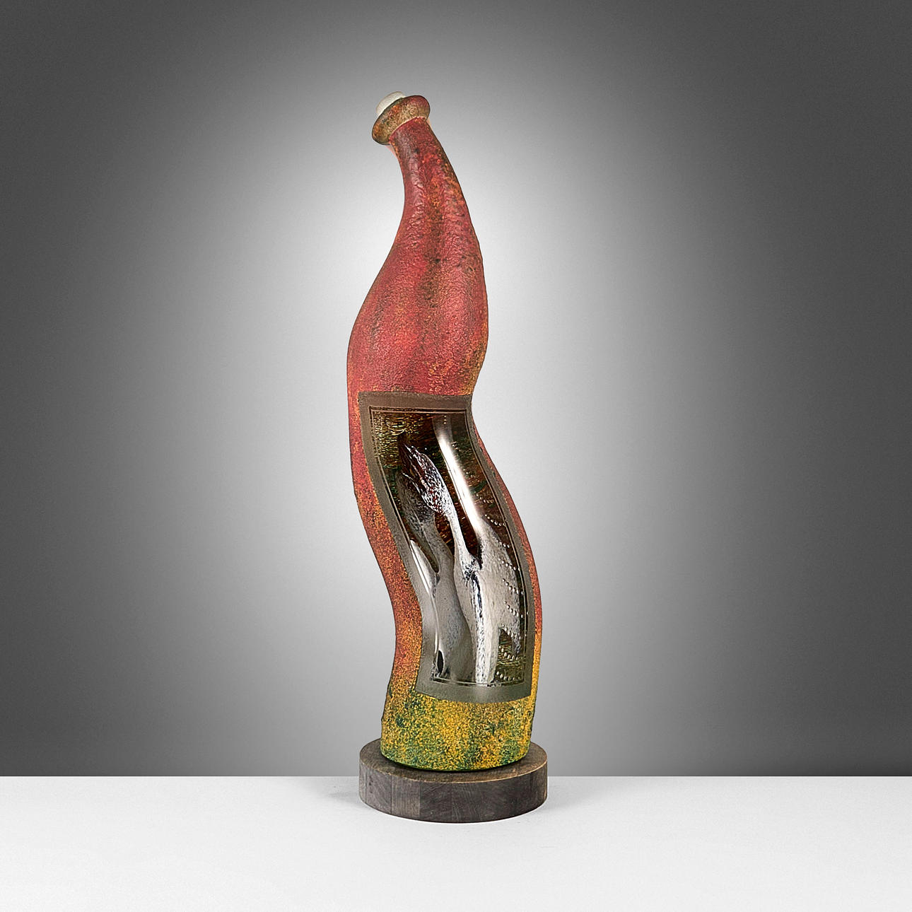 KJELL ENGMAN. Sculpture, Kosta Boda, "Unique", No 7273257.