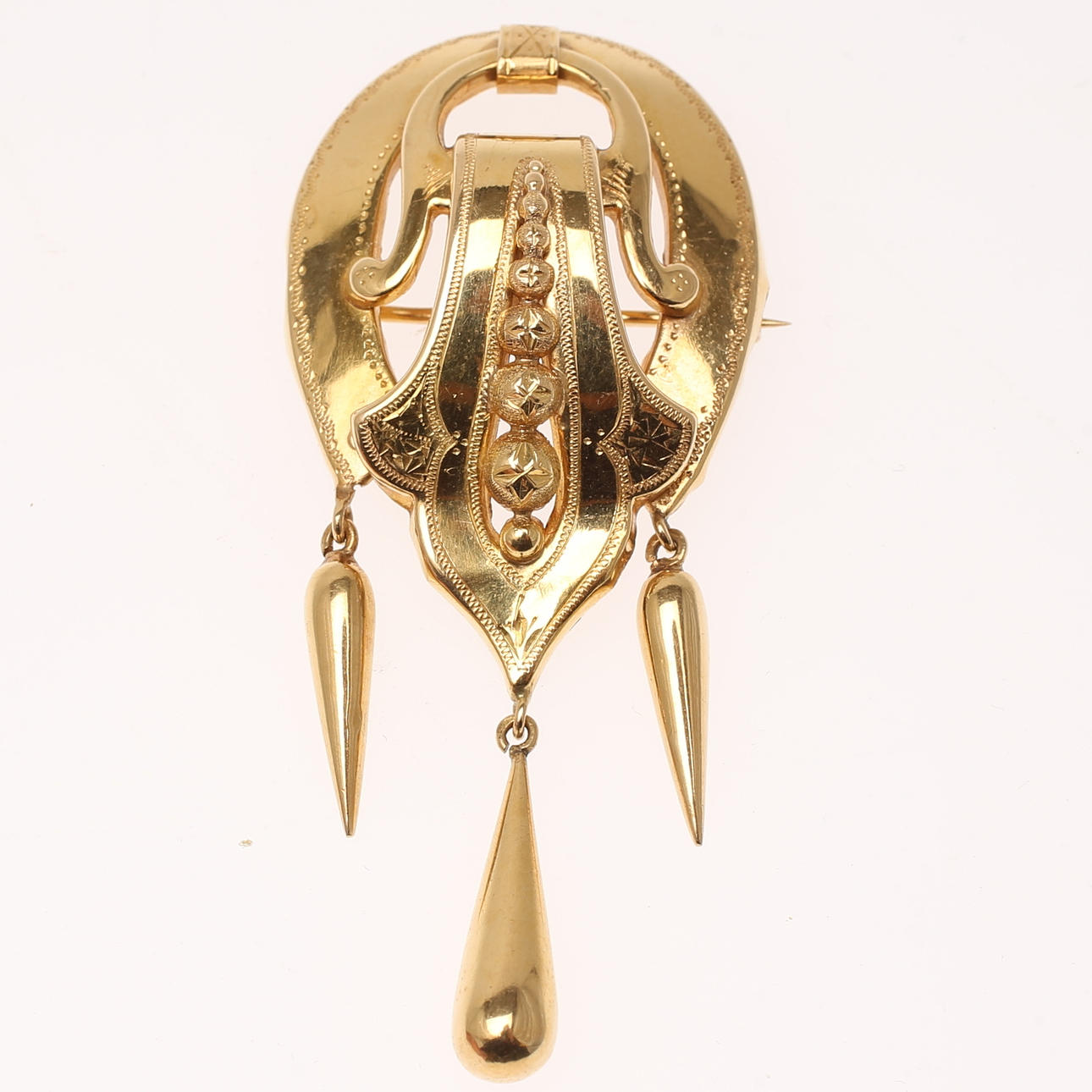 BROSCH, 18k guld.