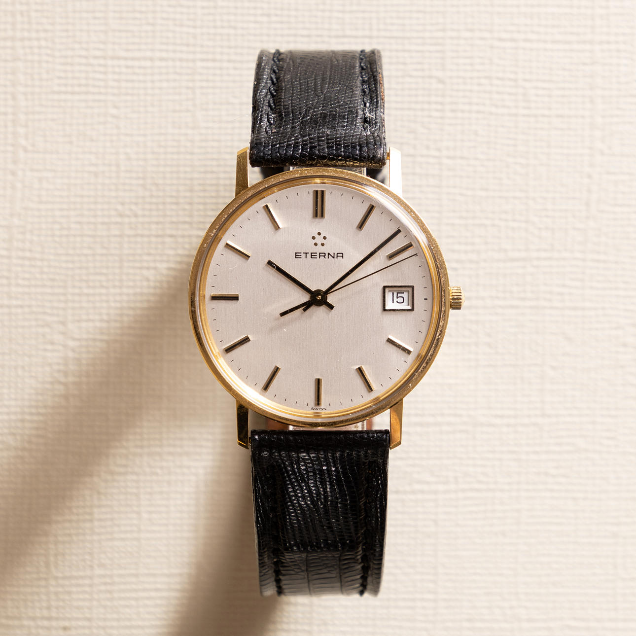 ETERNA. 34 mm, 14k gold, 1990s/2000s.
