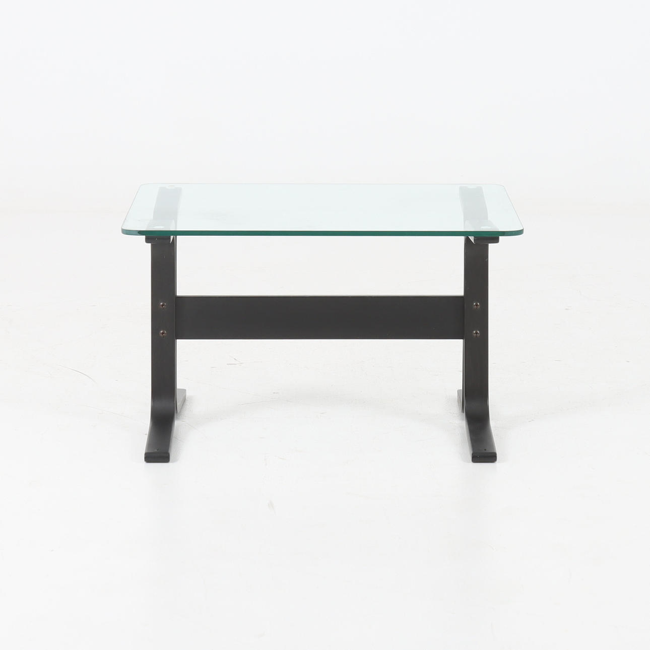 SOFFBORD, böjträ, glas, 1900-talets senare del.